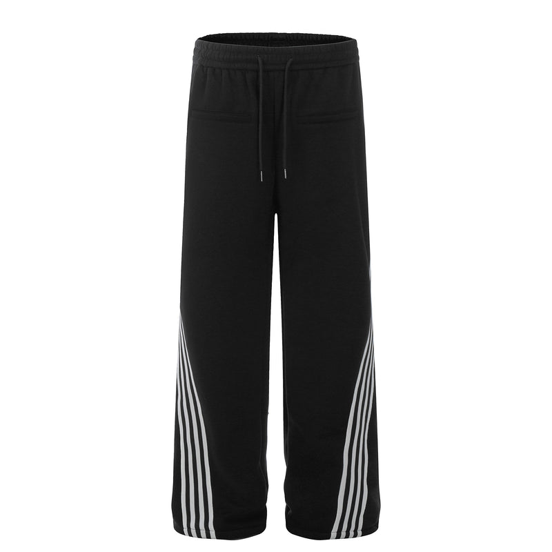 Omirad Gradient Stripe Wide-Leg Sweatpants | Men's Fleece