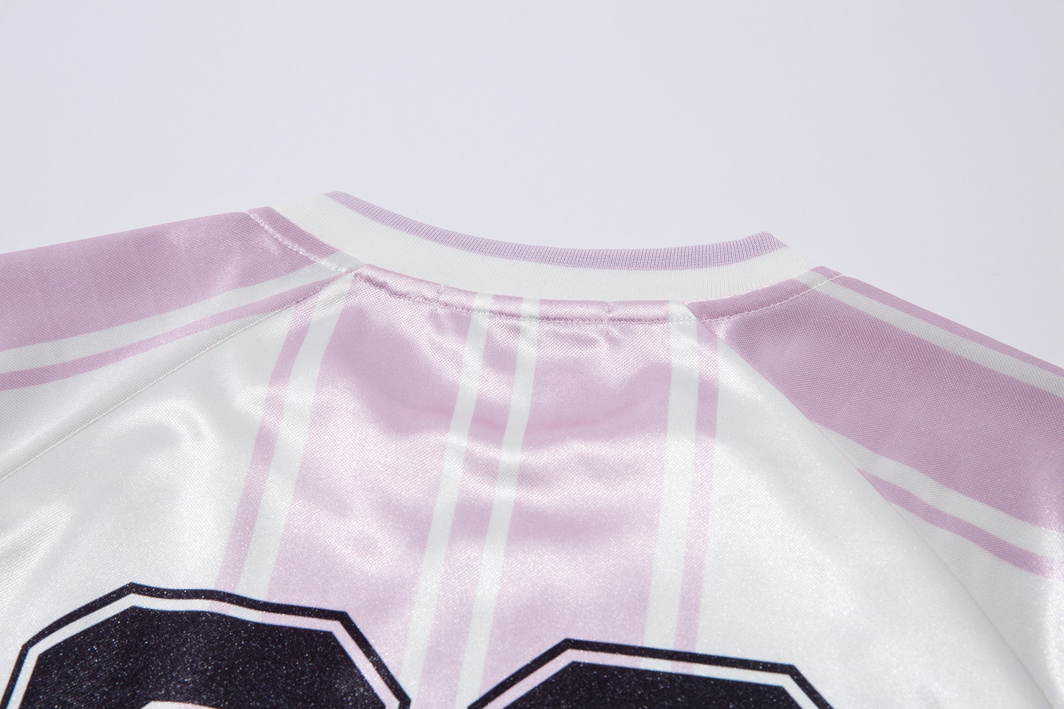 Chill Vibes Only 02 Retro Stripe Long Sleeve Jersey Top