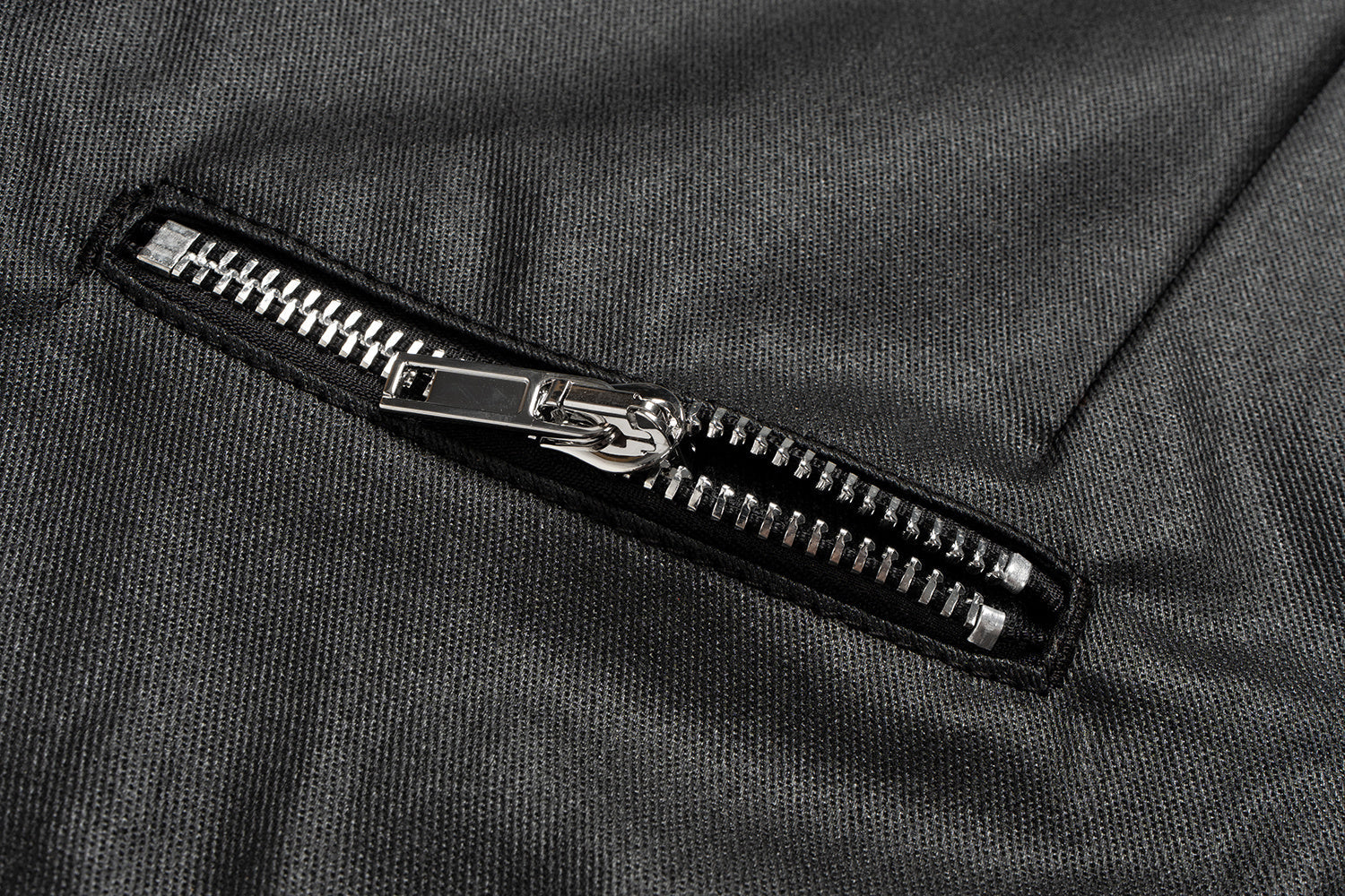 Omirad Blade-Cut Zip Flare Leather-Effect Pants