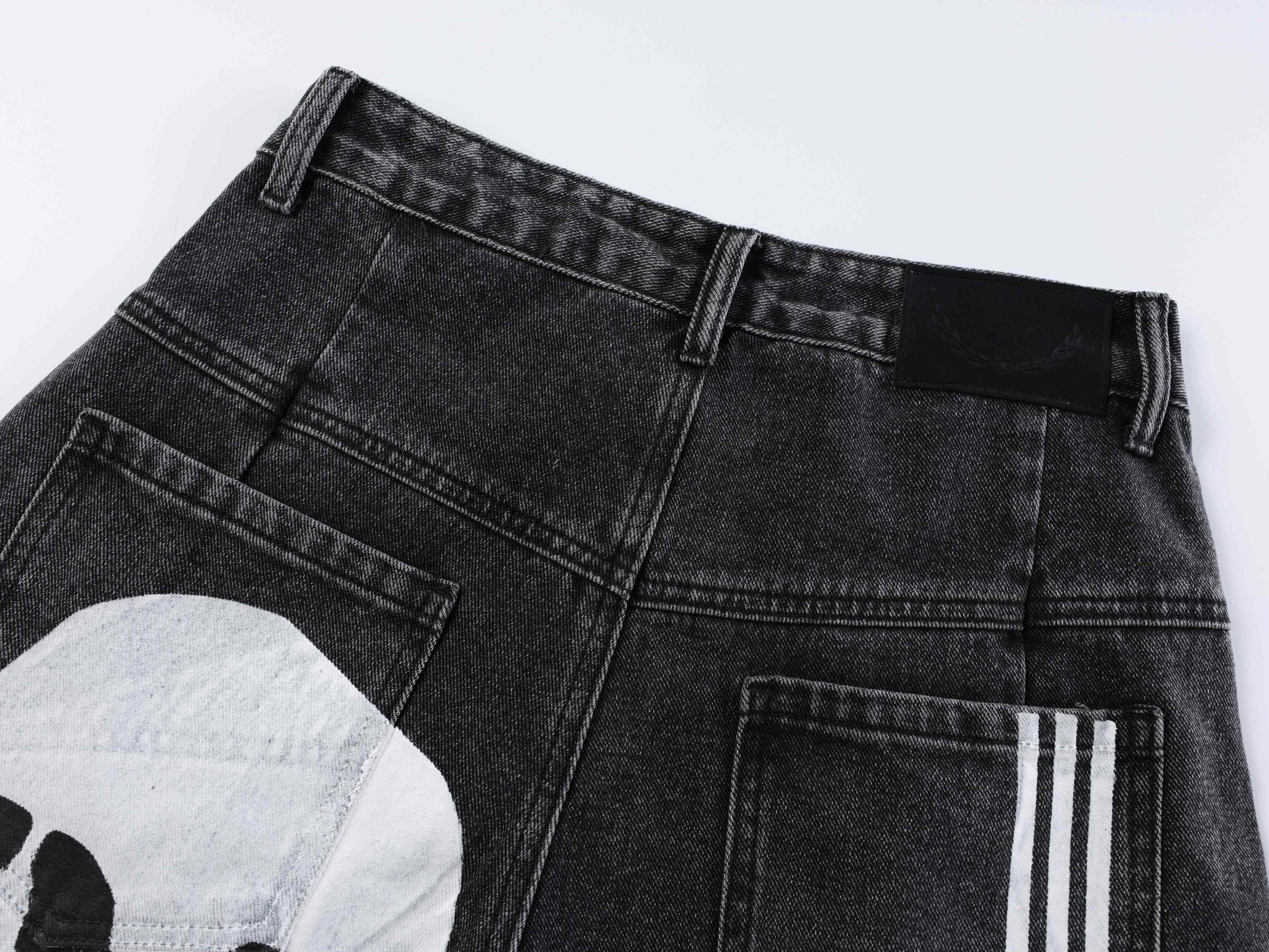 Omirad 1990 Graphic Wide-Leg Jeans | Retro Streetwear Denim