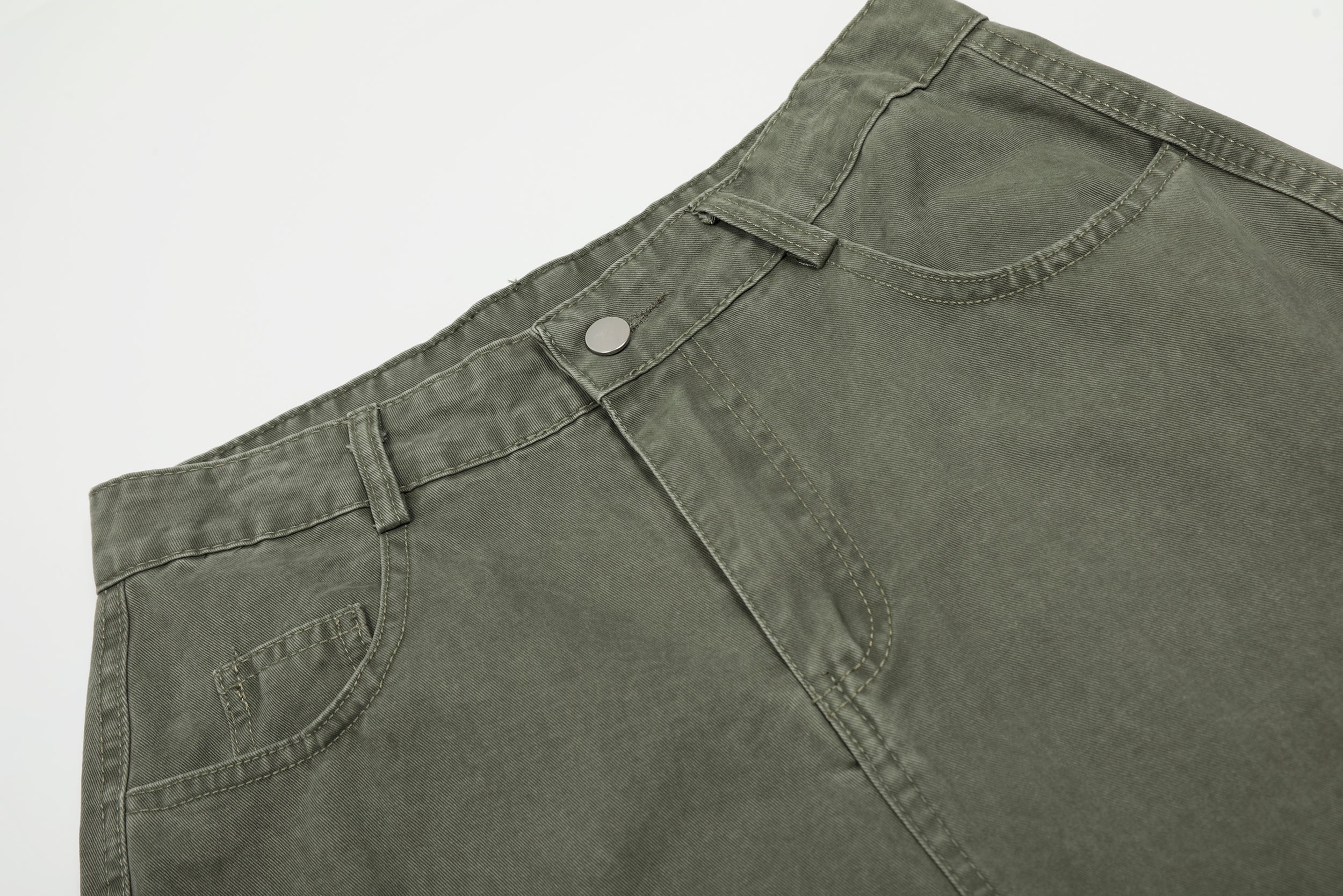 Omirad Heavy-Wash Wide-Leg Cargo Pants | Oversized Streetwear