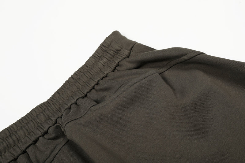 Omirad Essential Wide-Leg Relaxed Knit Pants | Olive