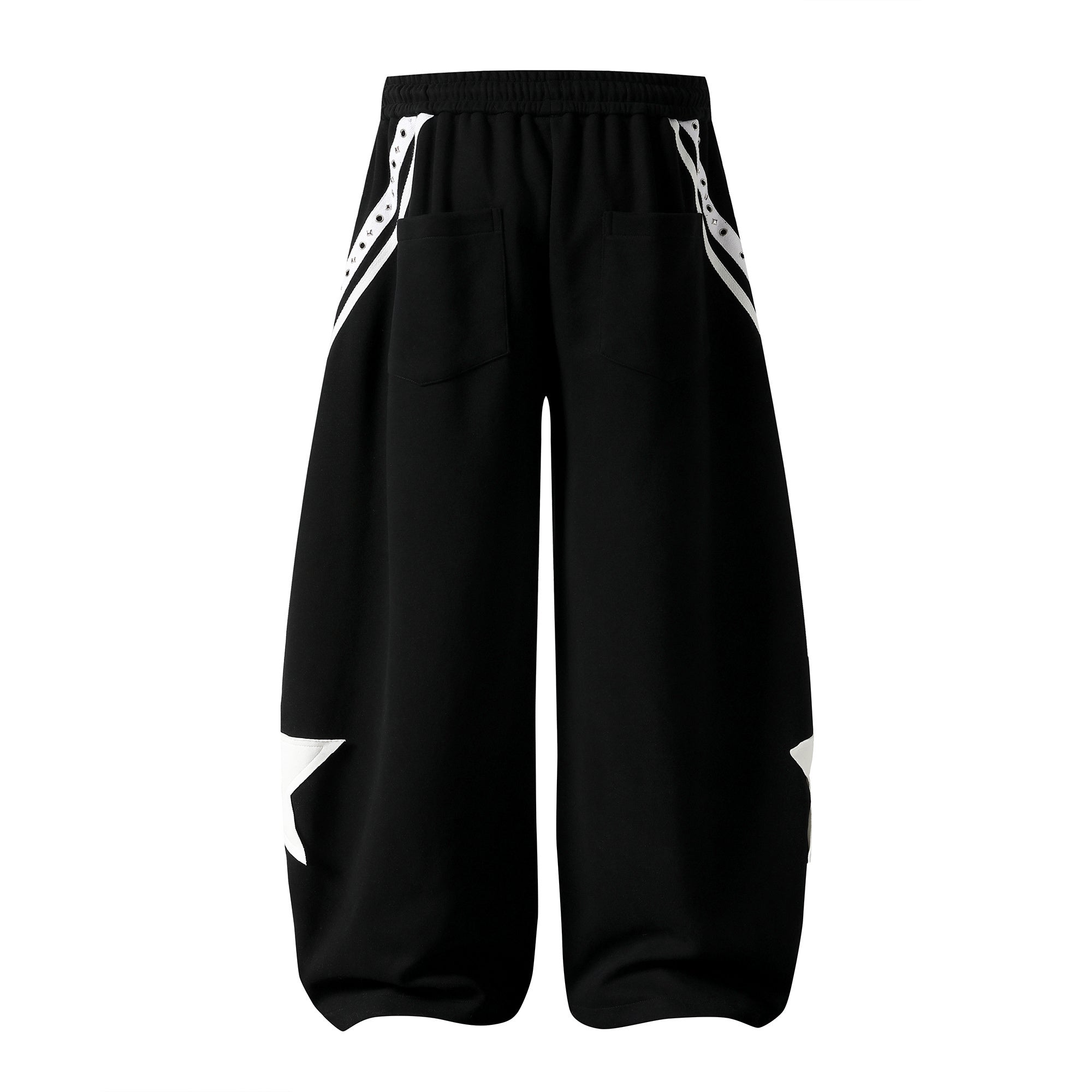 Omirad Star Panel Wide-Leg Track Pants | Streetwear Sweatpants