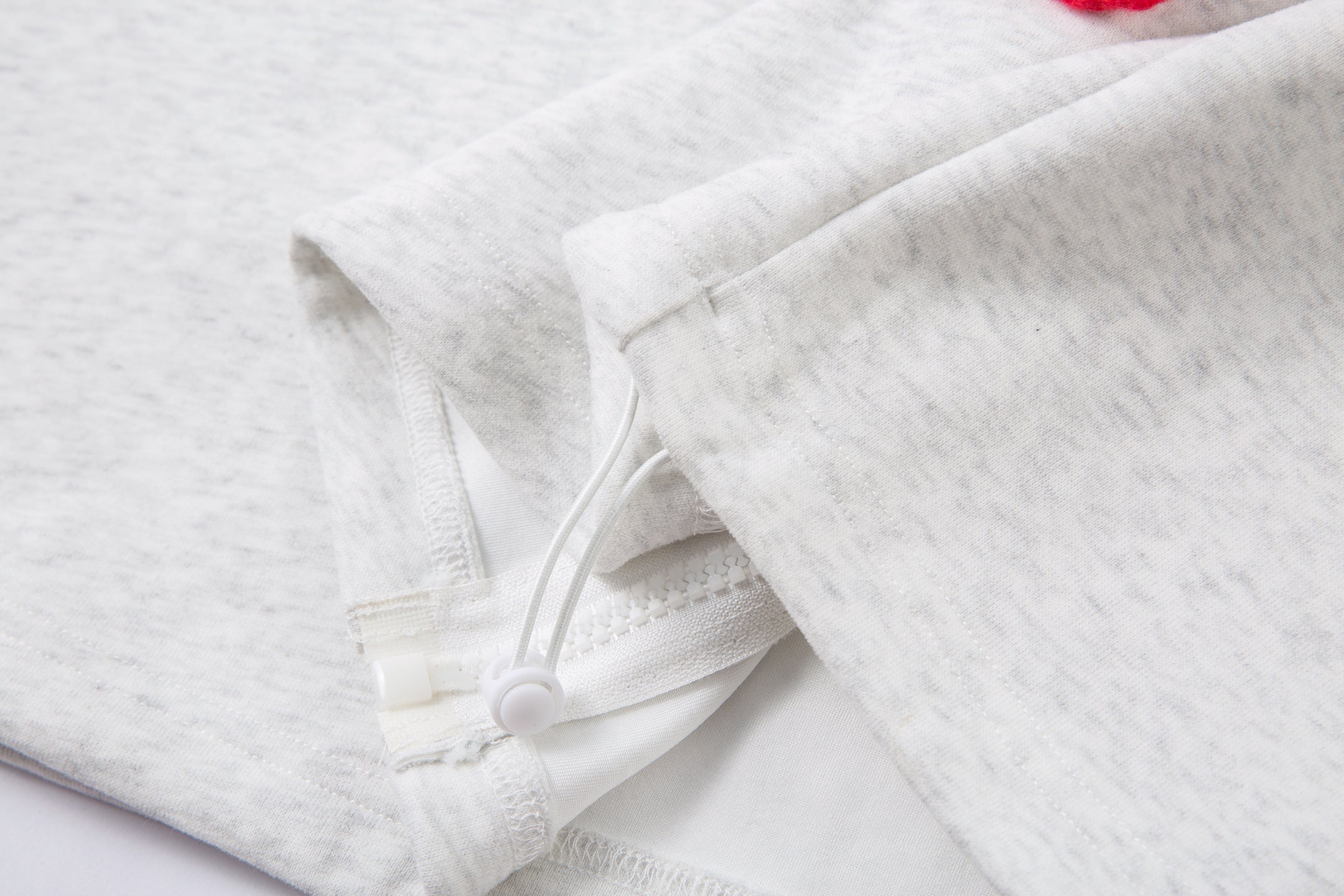Color-Block Scarf Hooded Zip Jacket | Streetwear Hoodie