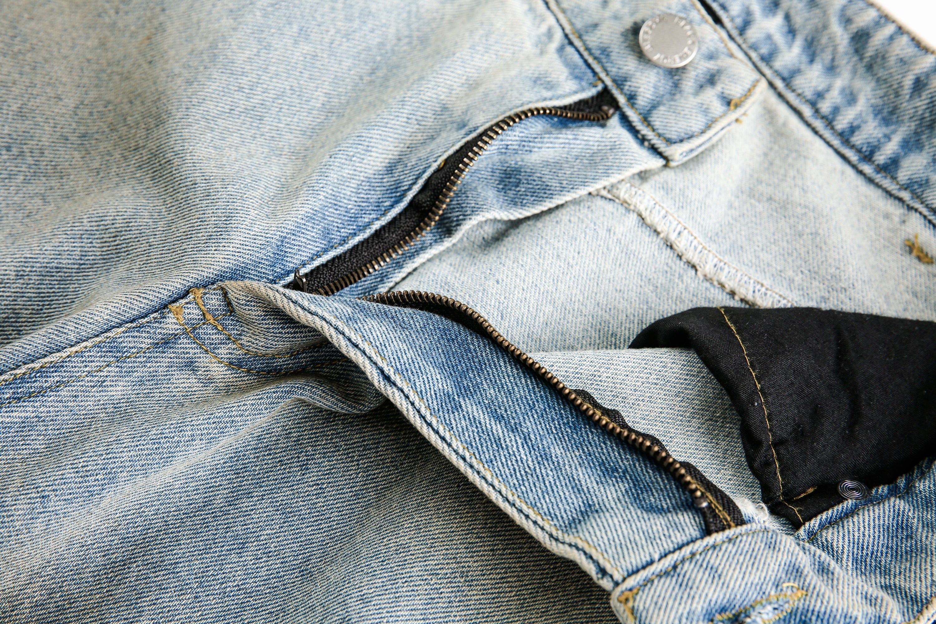 Omirad Washed Barrel Leg Denim Pants | Vintage Streetwear Jeans