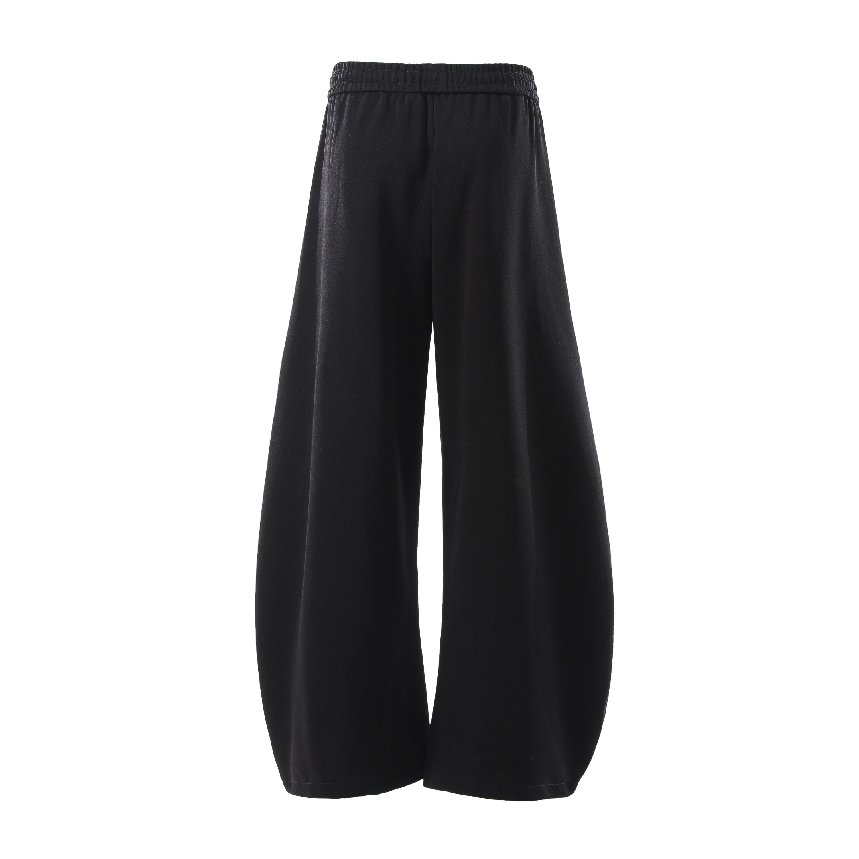 Sculpted Wide-Leg Sweatpants | Balloon Silhouette Streetwear