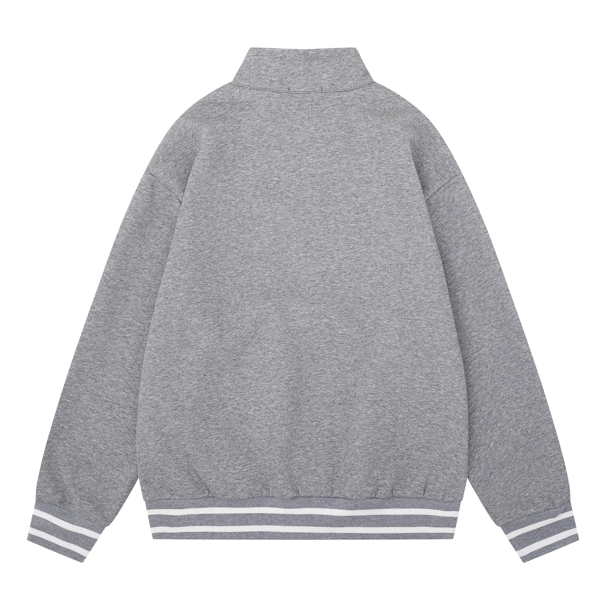 Varsity Half-Zip Mockneck Sweatshirt | Collegiate Streetwear