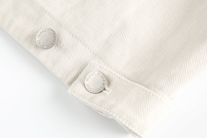 Omirad Graphic Work Jacket | Distressed Cotton Streetwear