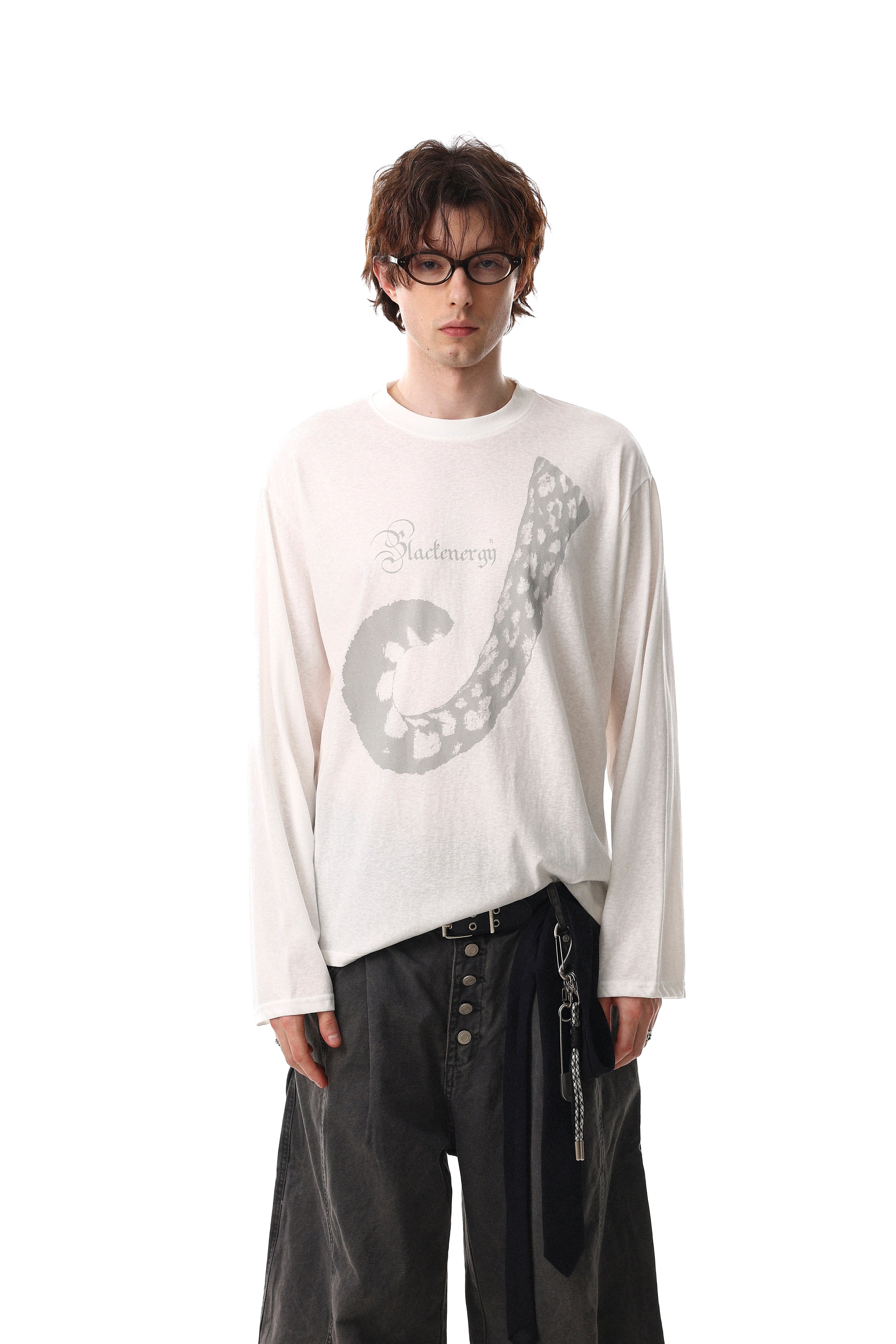 Omirad Blackenergy Abstract Graphic Long Sleeve Tee