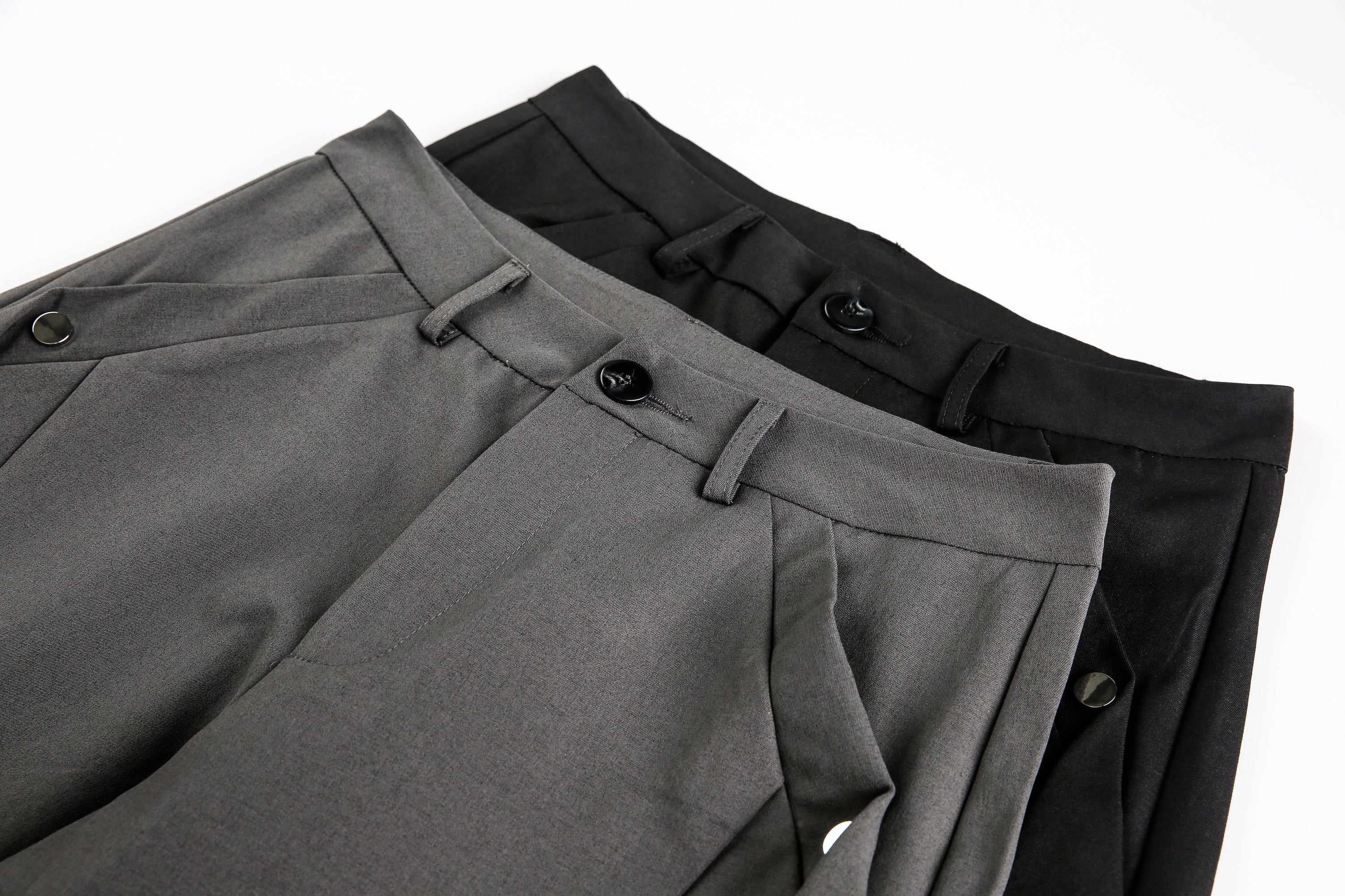Omirad Structured Wide-Leg Trousers | Bold Street Tailoring