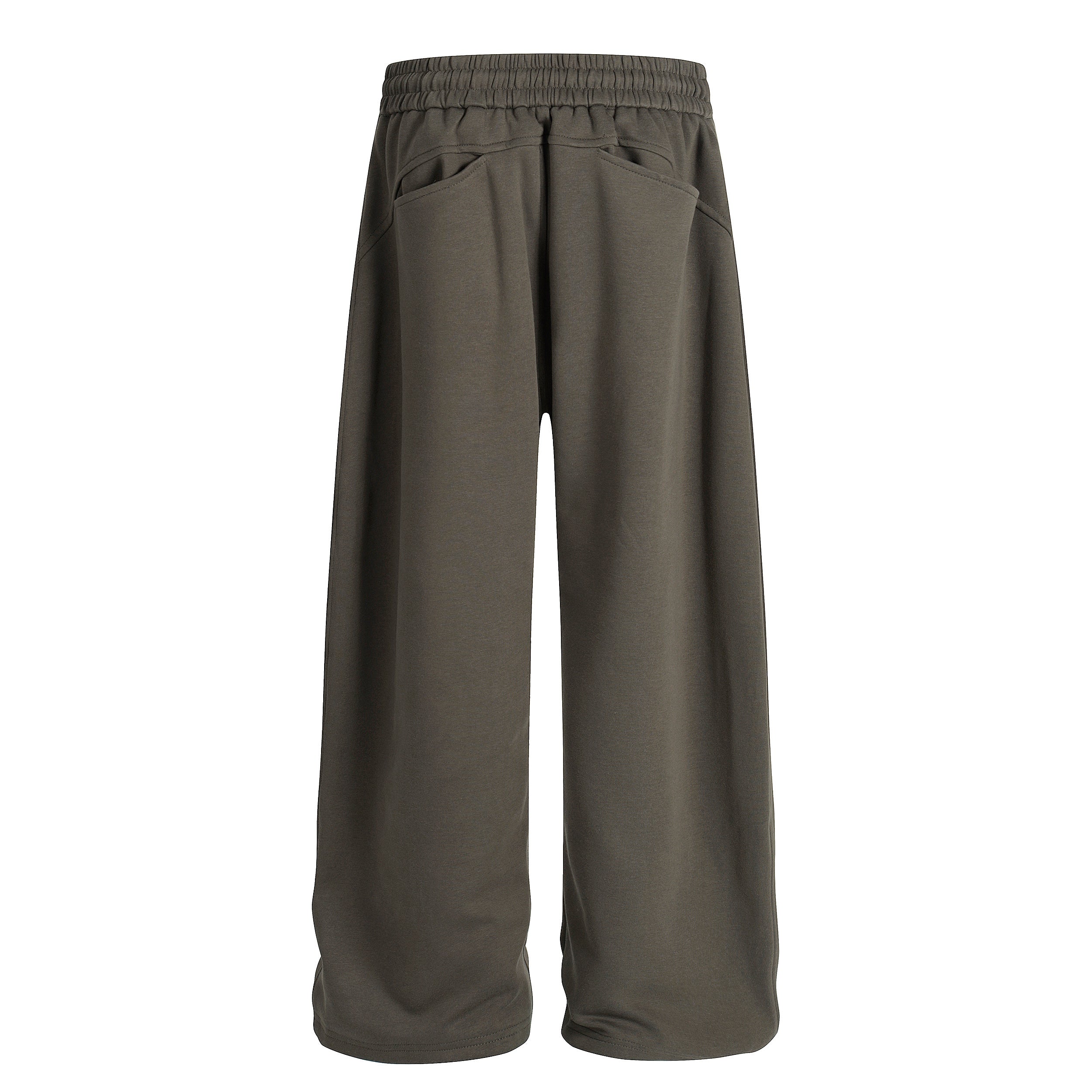 Omirad Essential Wide-Leg Relaxed Knit Pants | Olive