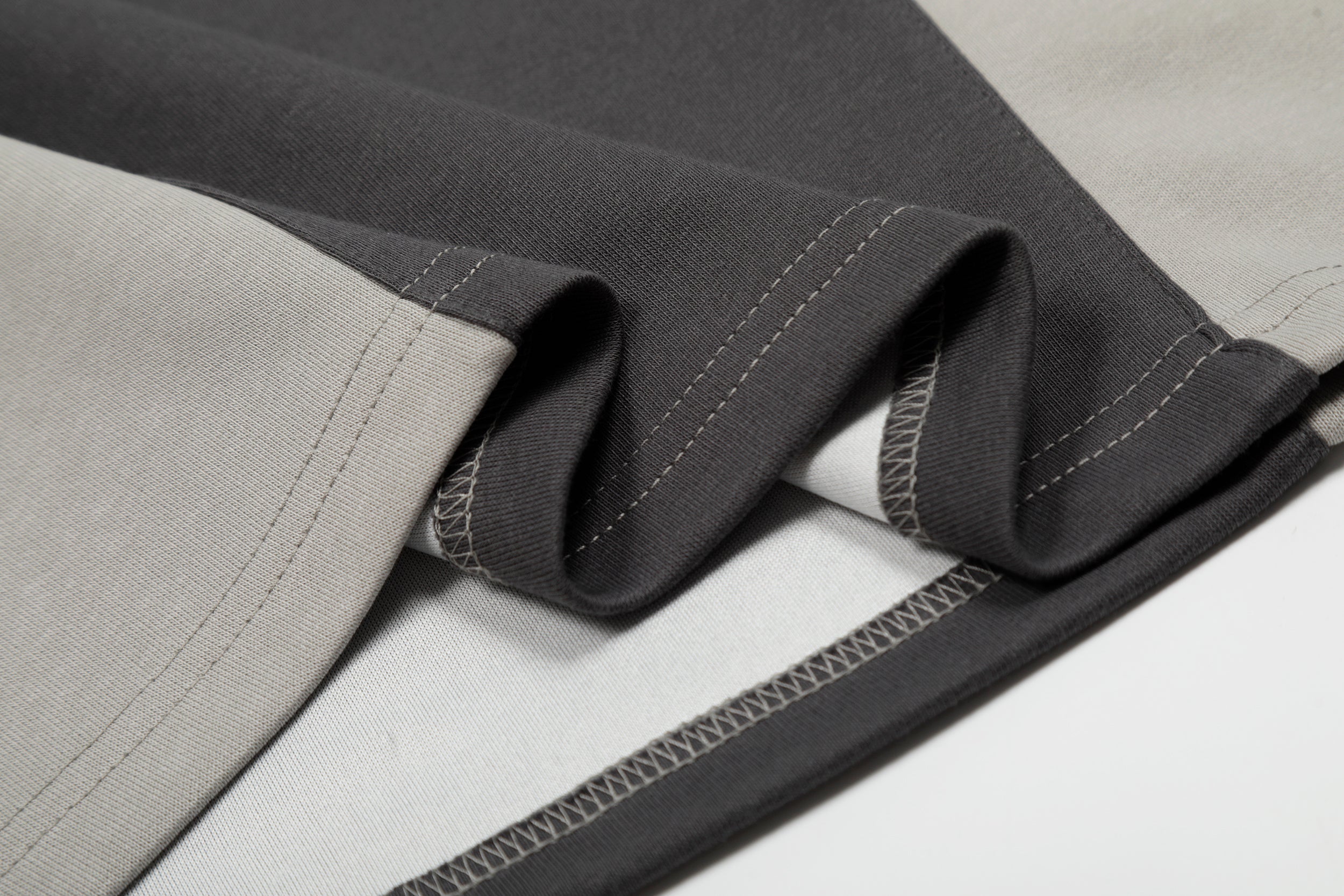 Omirad Contrast Panel Cotton Tee | Color Block Streetwear