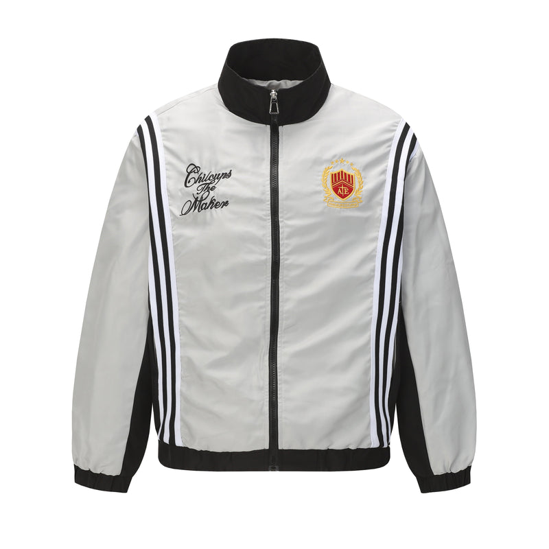 Chilcups The Maker Collegiate Track Zip Jacket | Varsity Streetwear