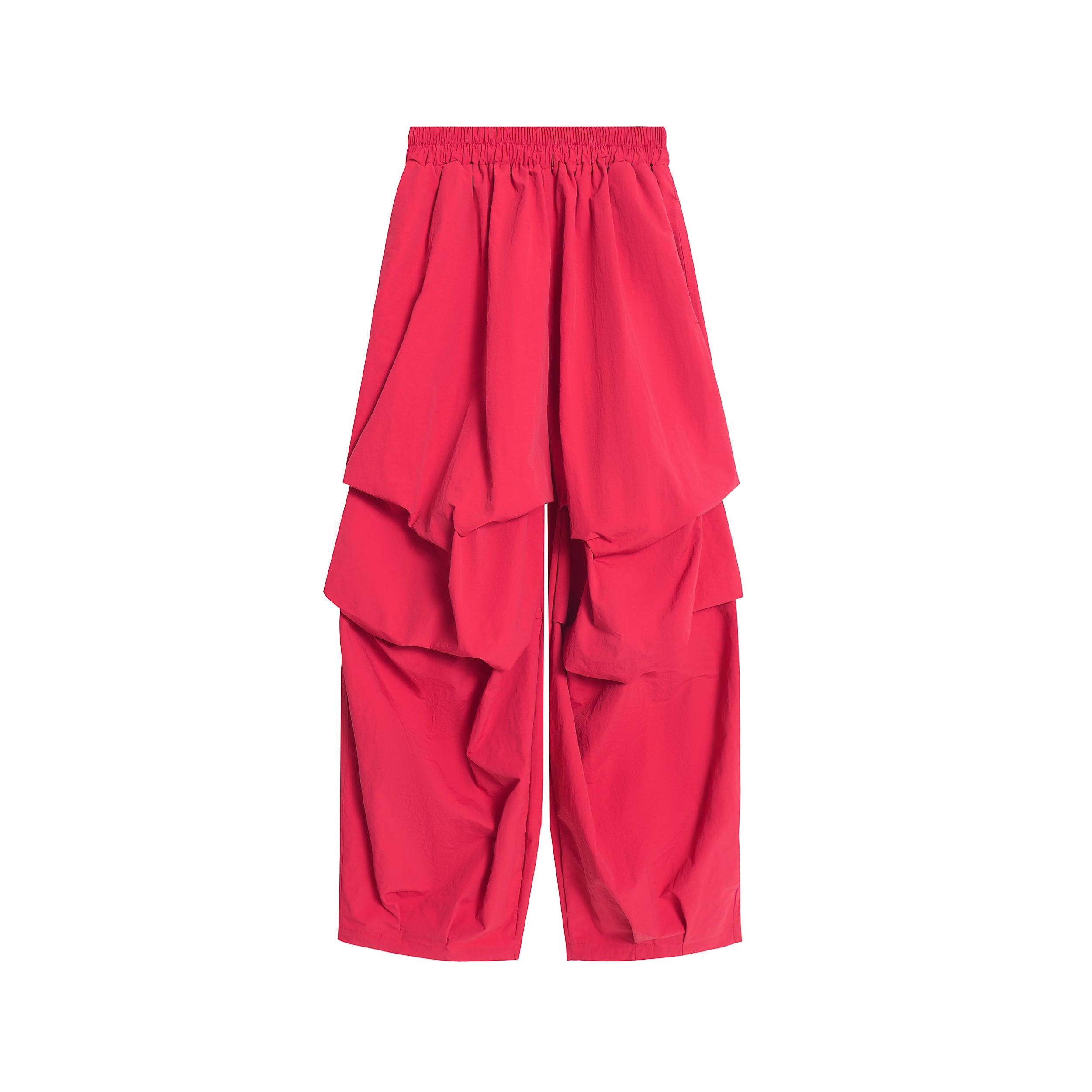 Omirad Layered Wide-Leg Utility Pants | Draped Streetwear
