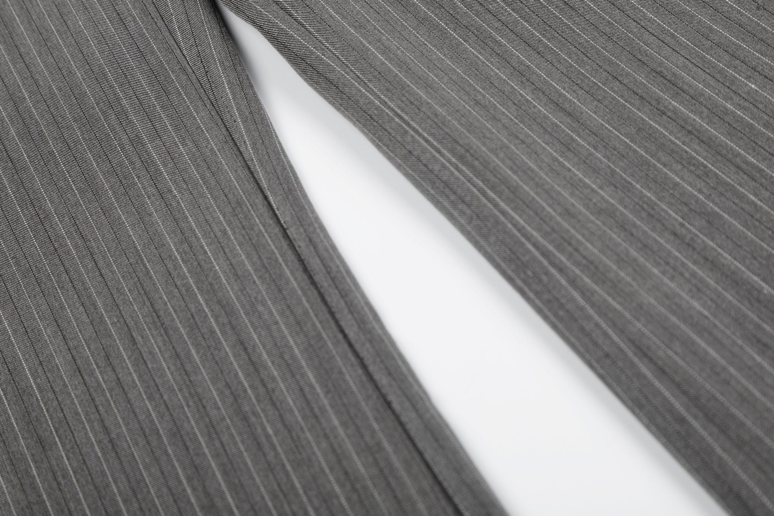 Pinstripe Wide-Leg Pants with Music Staff Graphic | Omirad