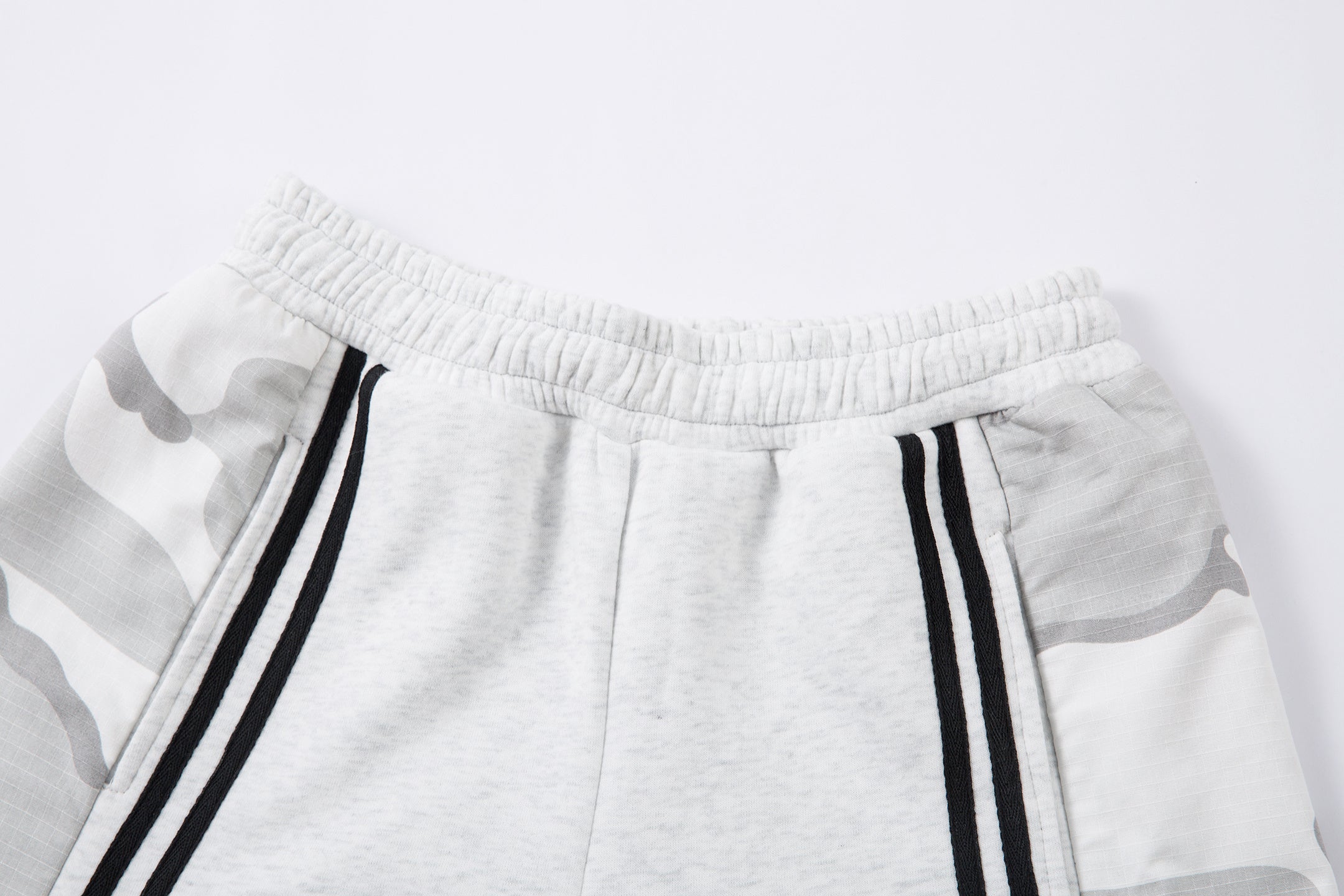 Omirad Camo Panel Wide-Leg Sweatpants | Street Style