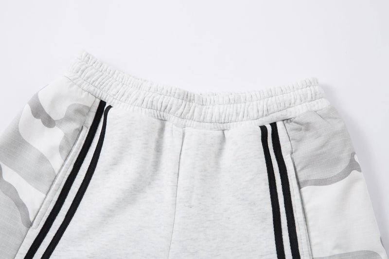 Omirad Camo Panel Wide-Leg Sweatpants | Street Style