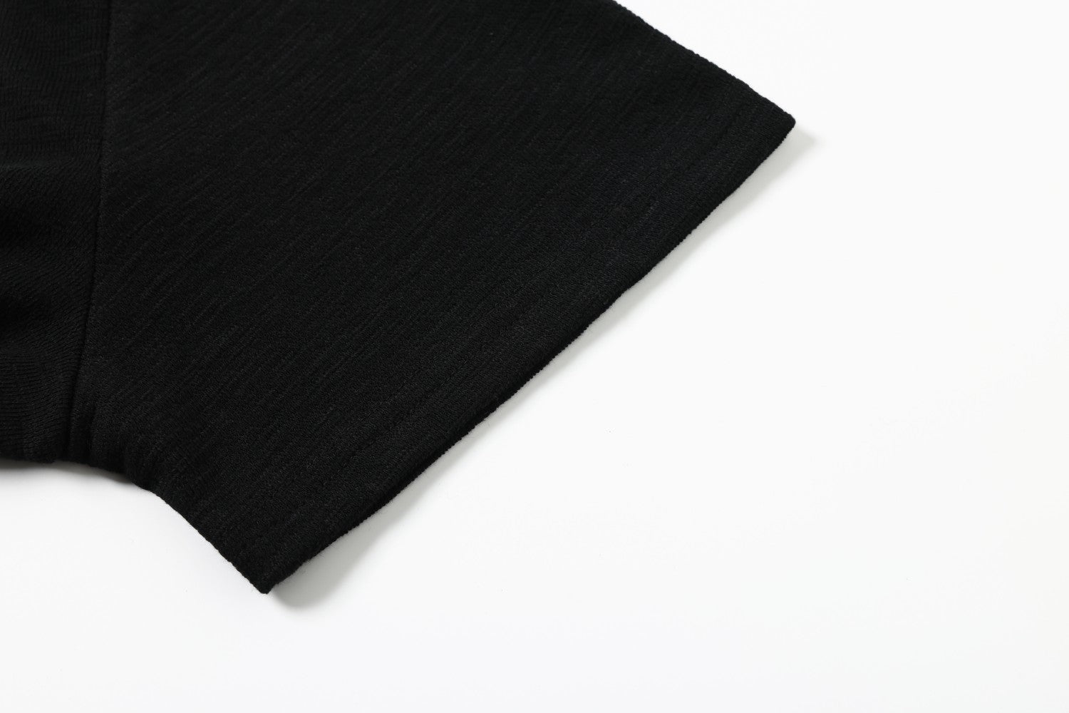 Omirad Script Stripe Polo Tee | Black Streetwear Polo Shirt