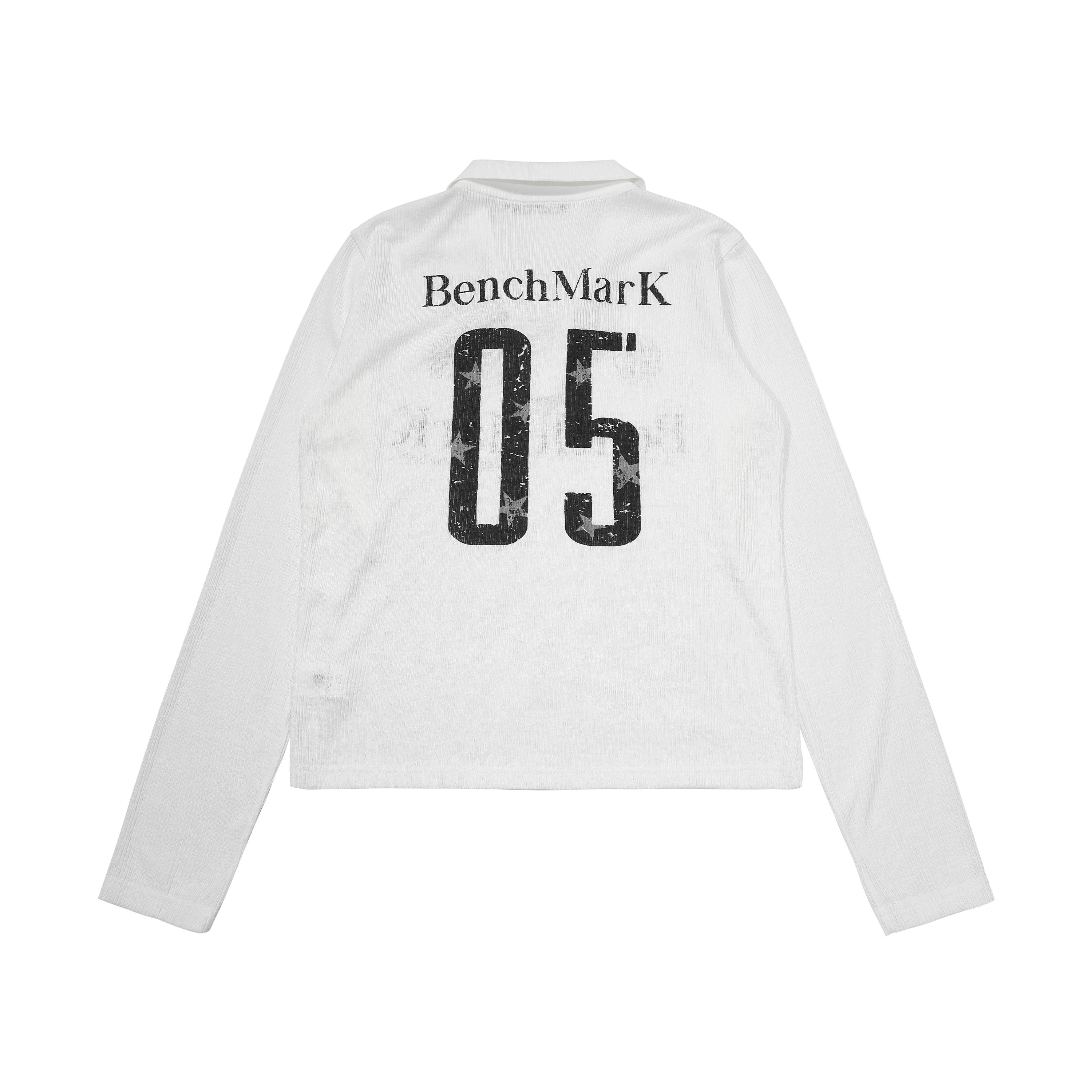 Omirad BenchMarK Long Sleeve Mesh Polo | Collegiate Streetwear