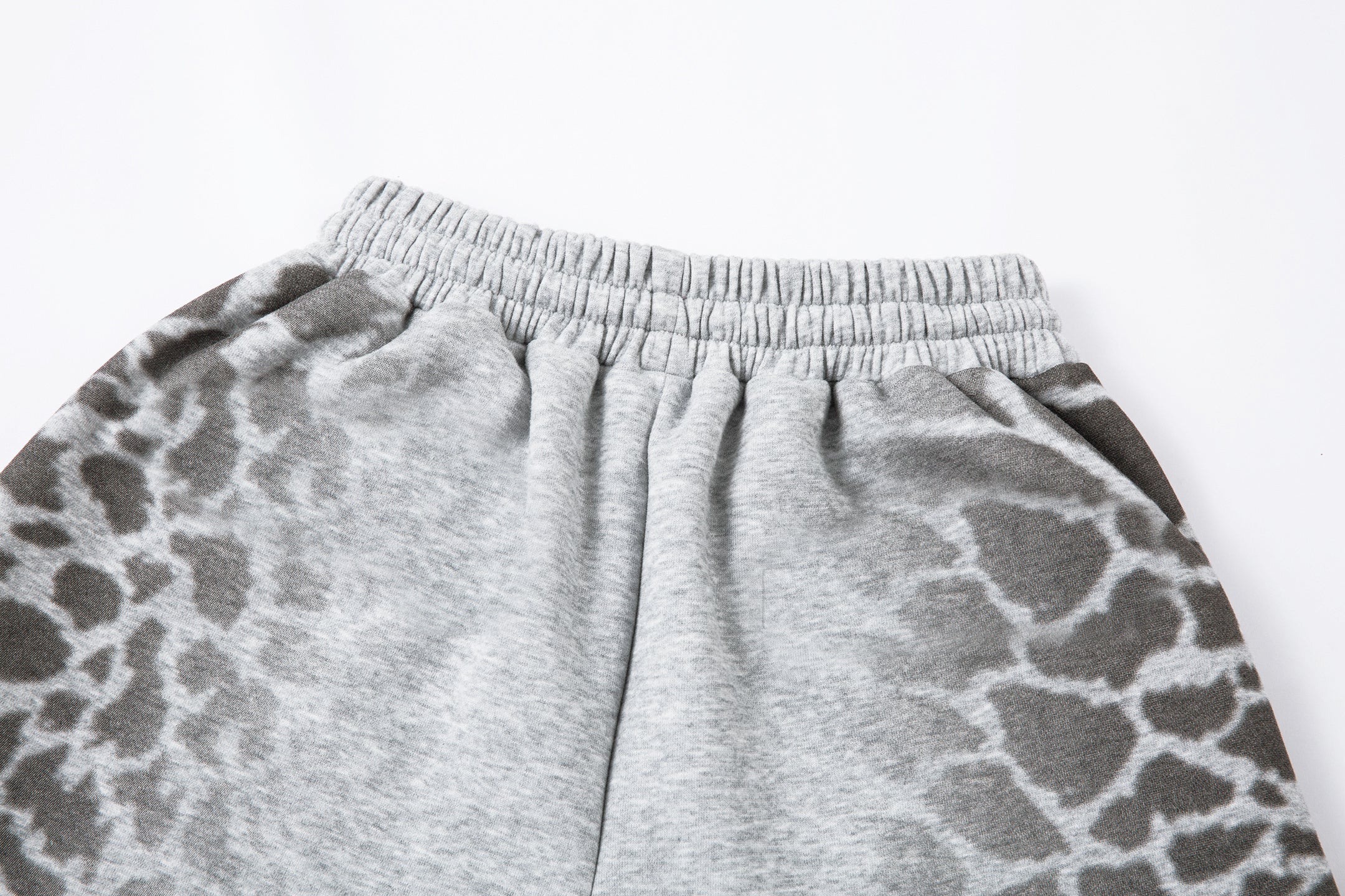 Omirad Leopard Gradient Sweatpants | Grey & Pink Graffiti