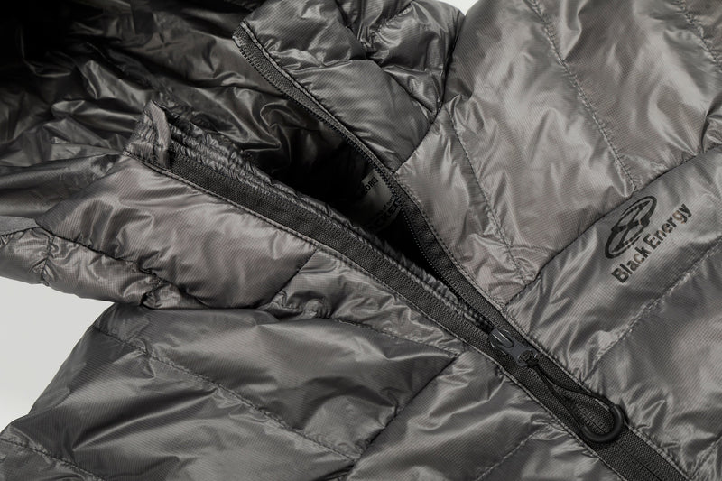 Omirad Lightweight Nylon Puffer Pullover Jacket with Hood