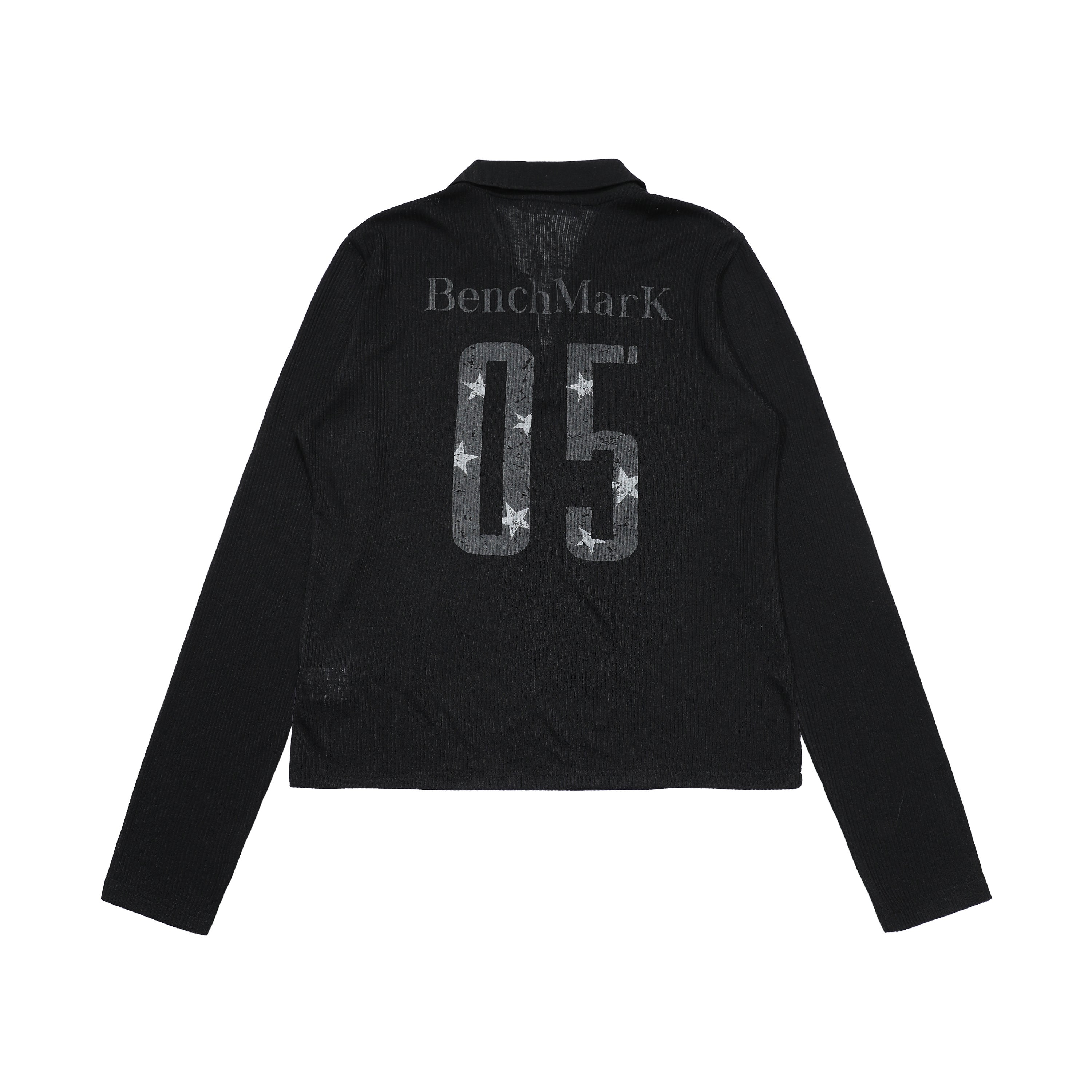 Omirad BenchMarK Long Sleeve Mesh Polo | Collegiate Streetwear