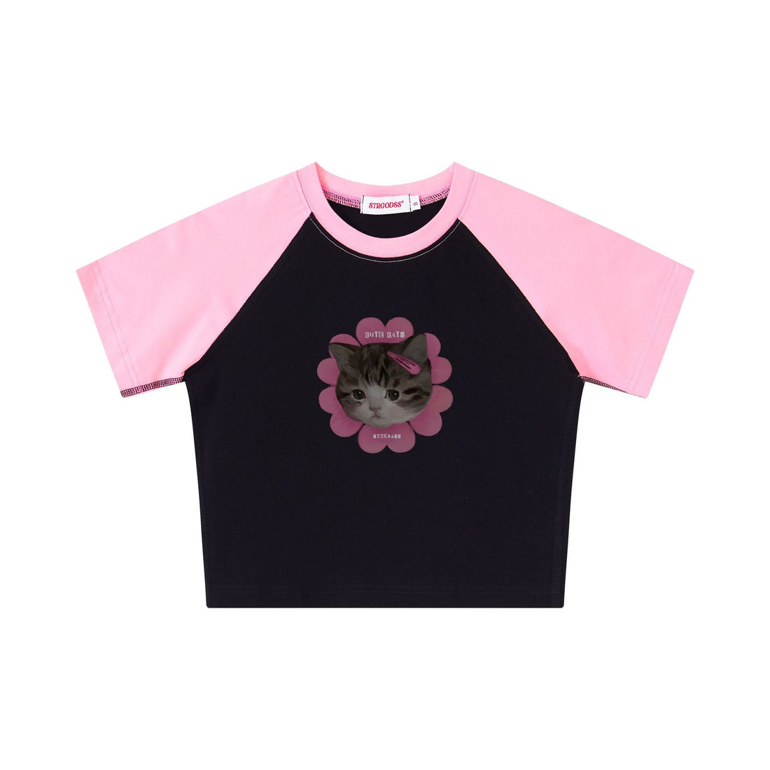 Cat Crop Tee - Seakoff