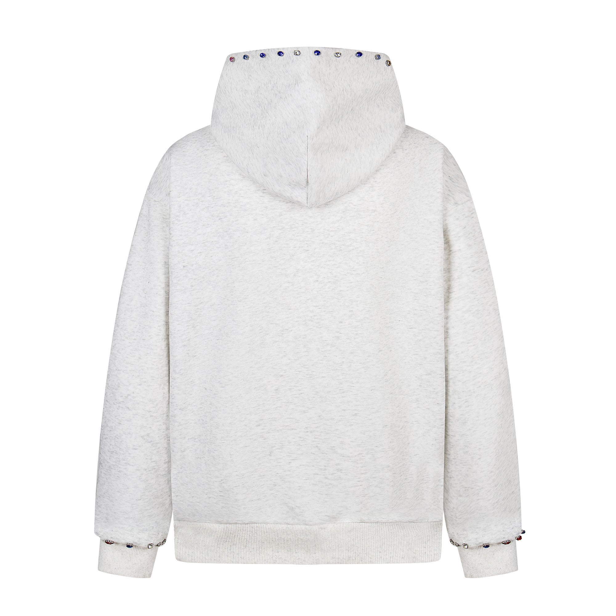 Omirad MAKE Studded Zip Hoodie | Oversized Streetwear