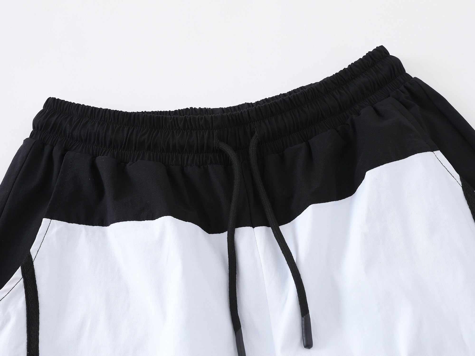 Omirad Contrast Track Wide-Leg Pants | Two-Tone Stripe