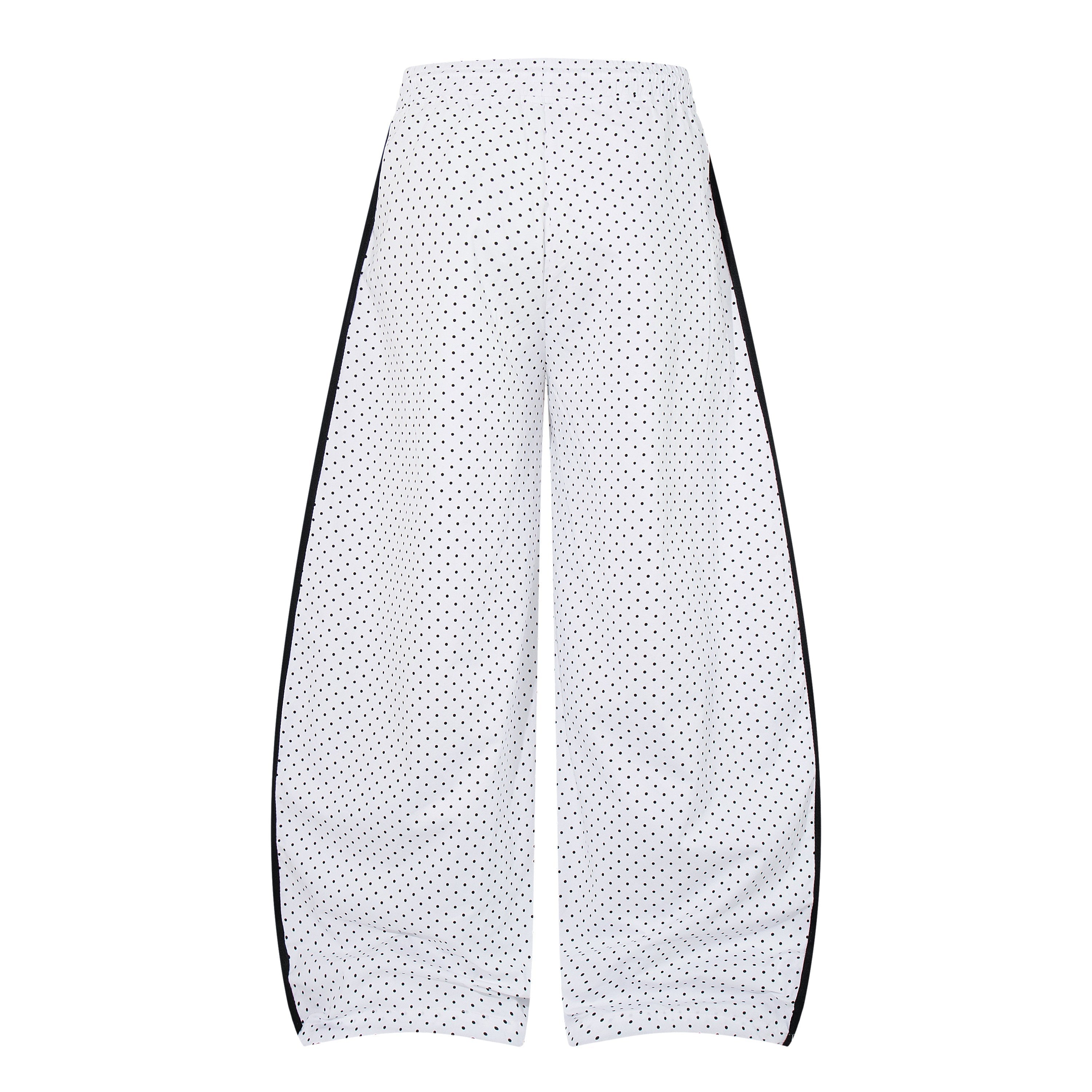 Polka Dot Wide-Leg Track Pants | Sporty Streetwear