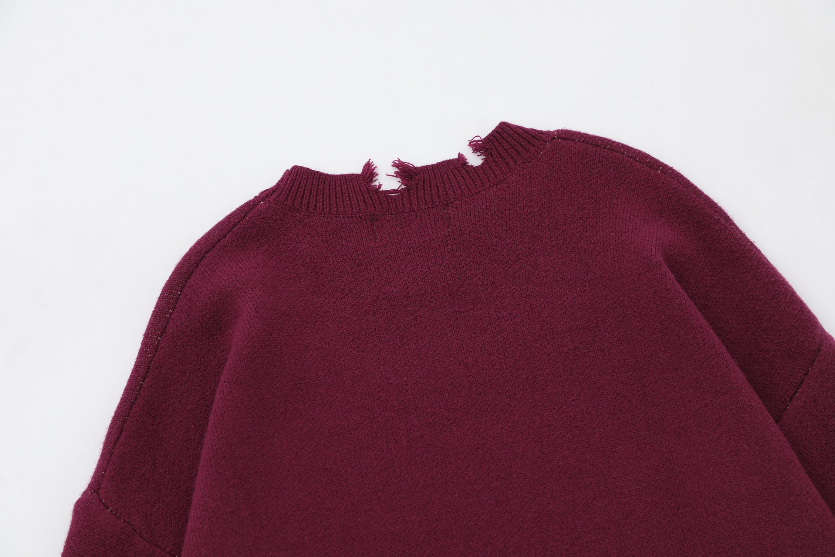 Omirad Flame Spider Distressed Knit Sweater | Gothic Oversized