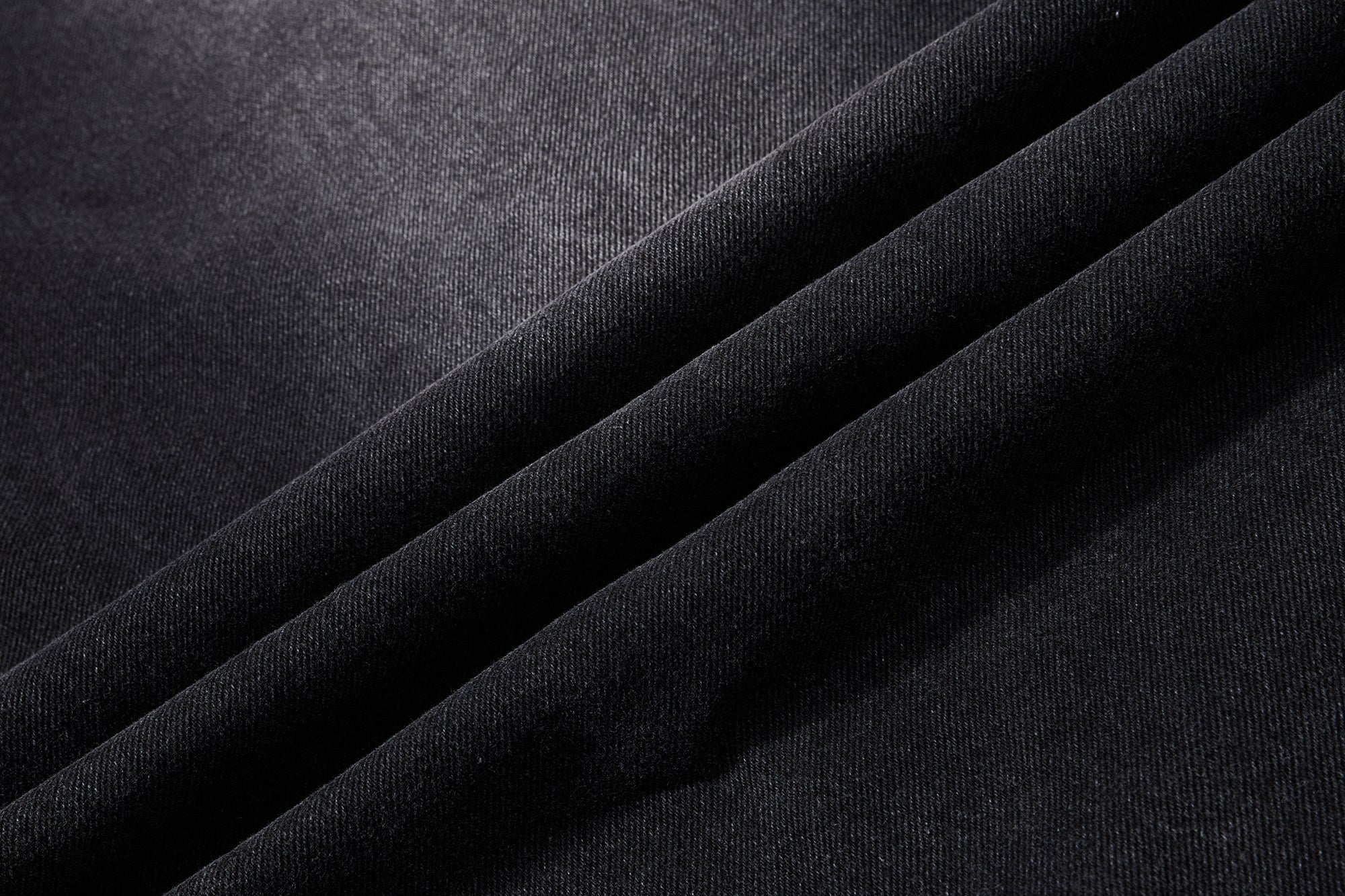 Graphic Panel Wide-Leg Denim Jeans | Vintage Black Streetwear