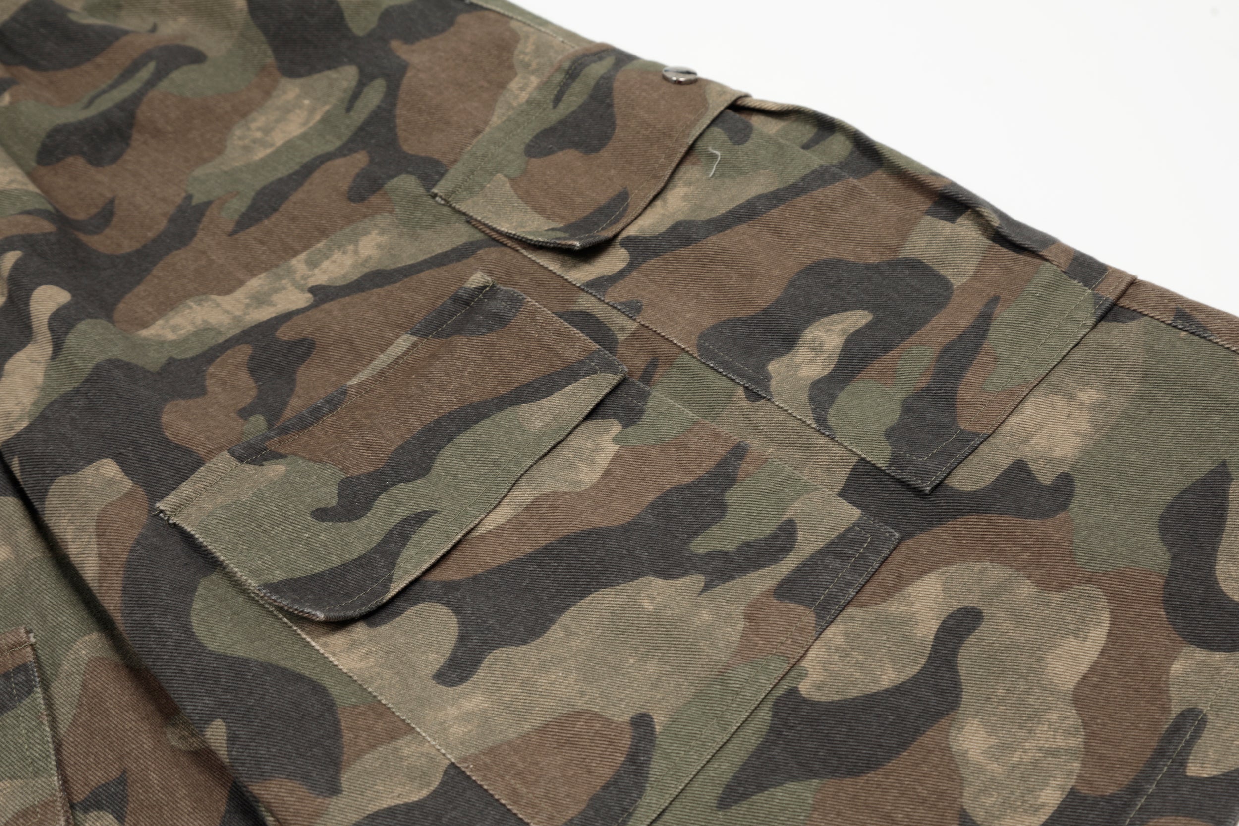 Men's Camo Cargo Shorts | Elastic Waist Utility Shorts