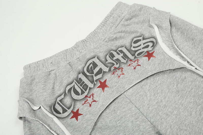 CUAMS Multi-Drawstring Wide-Leg Sweatpants | Streetwear