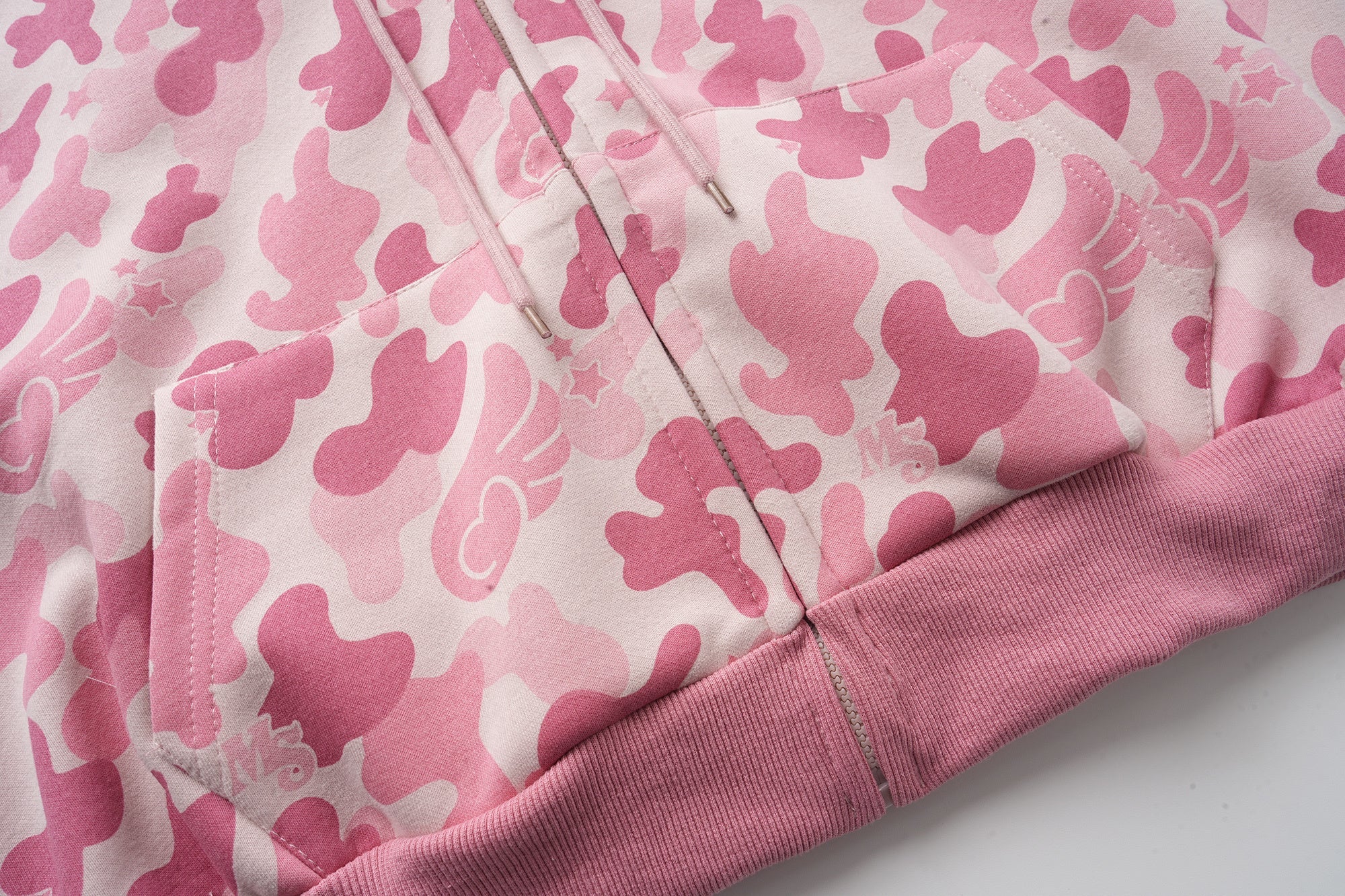 Omirad Camo Graphic Zip-Up Hoodie | Streetwear Fleece