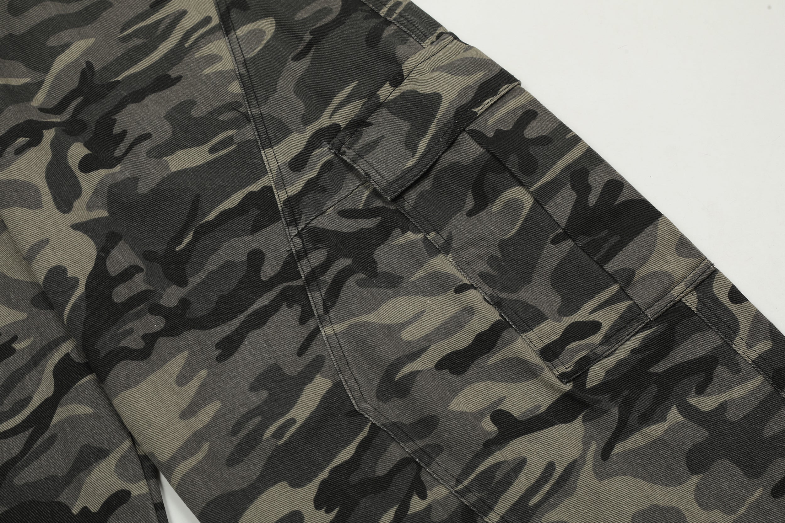 Camouflage Cargo Barrel Pants | Wide Leg Streetwear