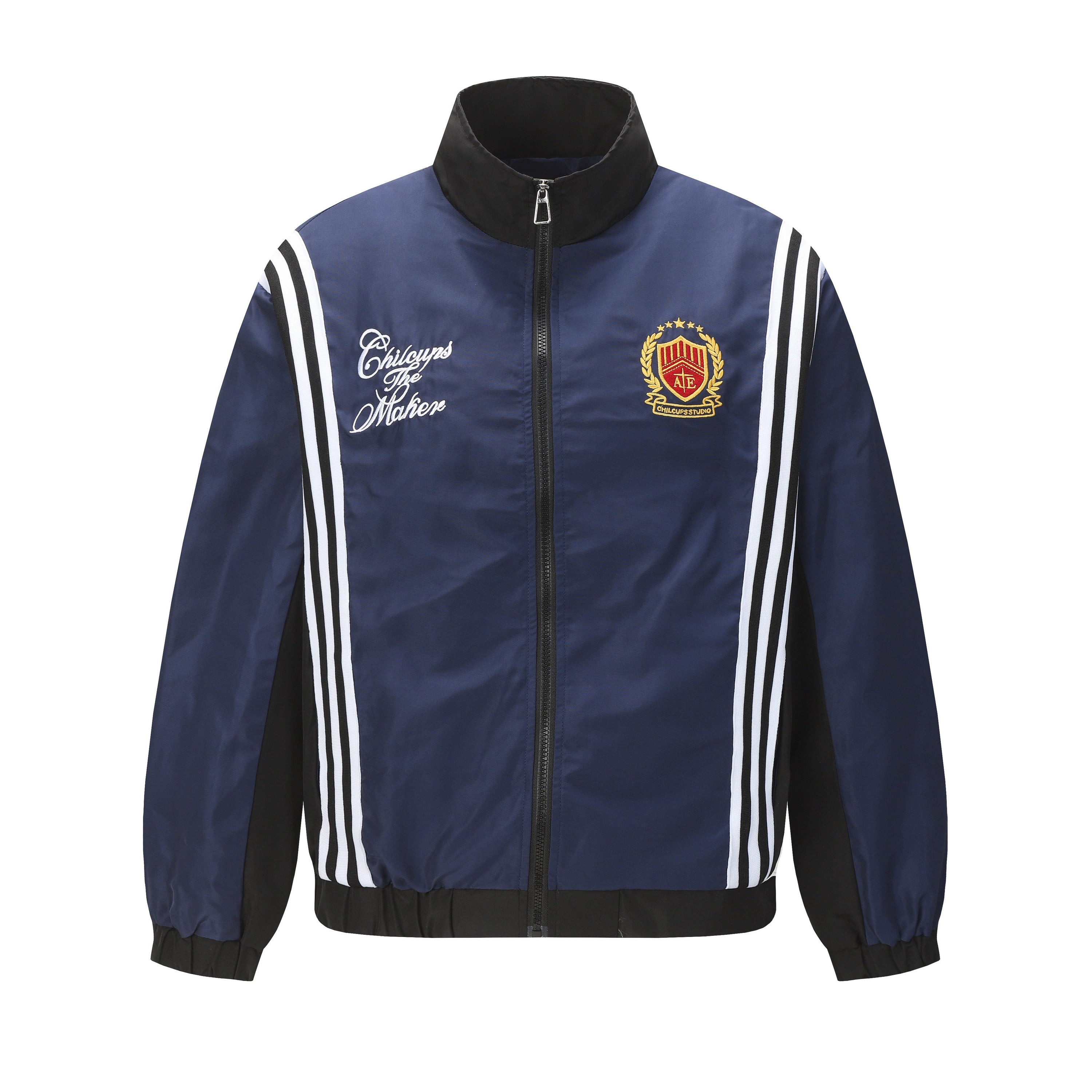Chilcups The Maker Collegiate Track Zip Jacket | Varsity Streetwear