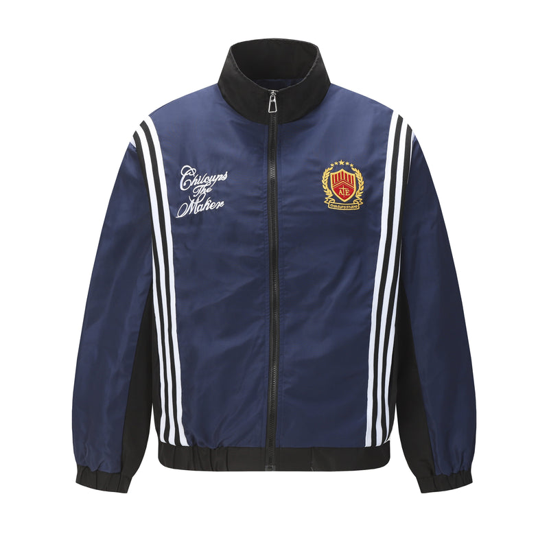 Chilcups The Maker Collegiate Track Zip Jacket | Varsity Streetwear