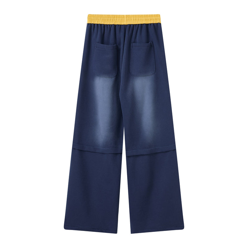 Omirad Rhythm Stripe Wide-Leg Track Pants | Vintage Wash