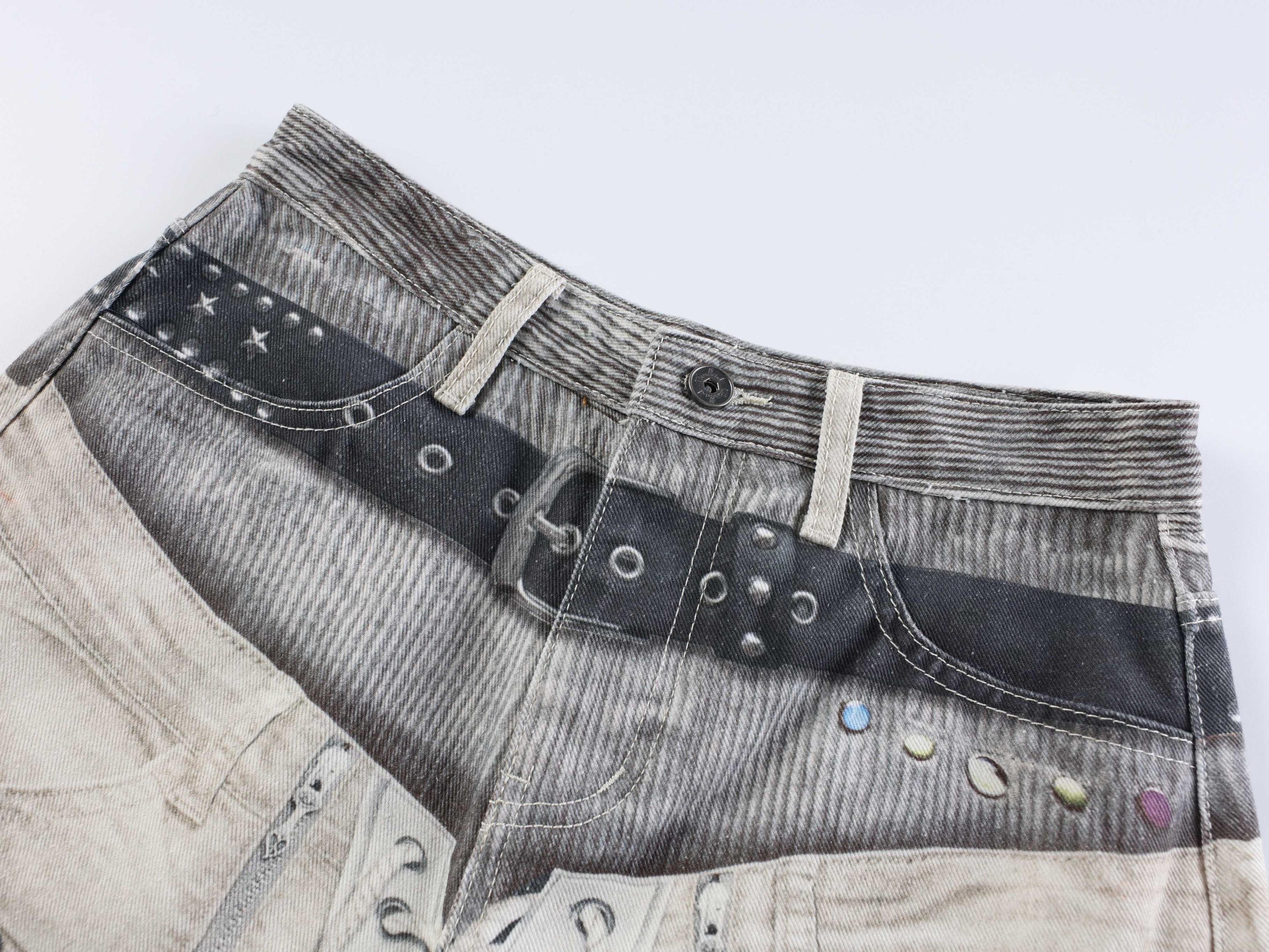 Omirad Layered Belt Utility Balloon Jeans | Streetwear Denim