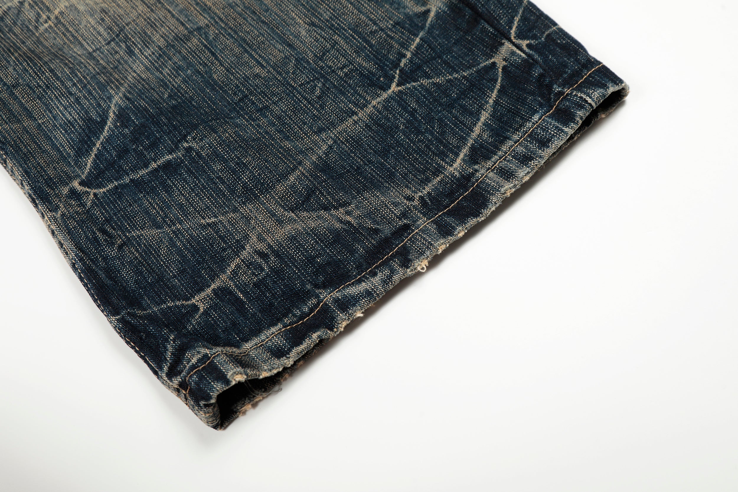 Vintage Washed Wide-Leg Denim Pants | Relaxed Streetwear Fit