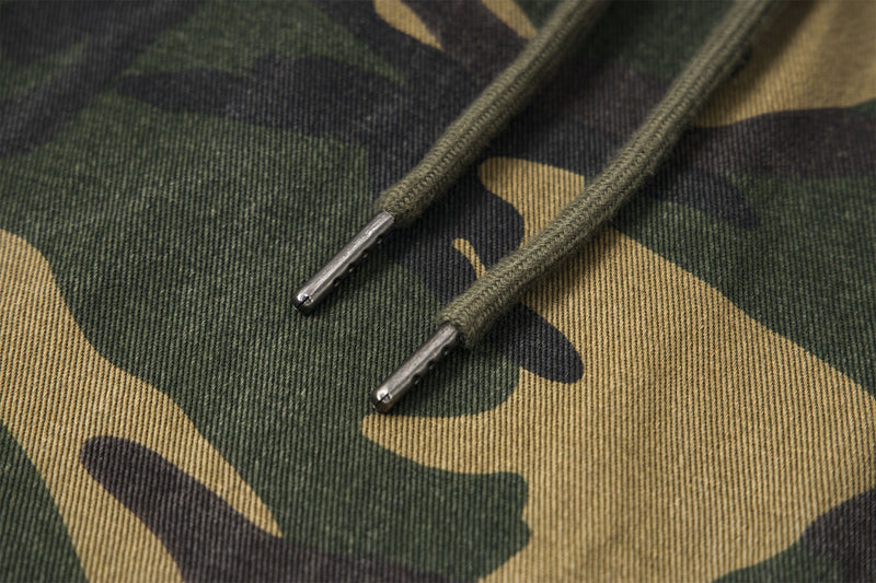 Omirad Camo Wide-Leg Cotton Pants | Military Streetwear