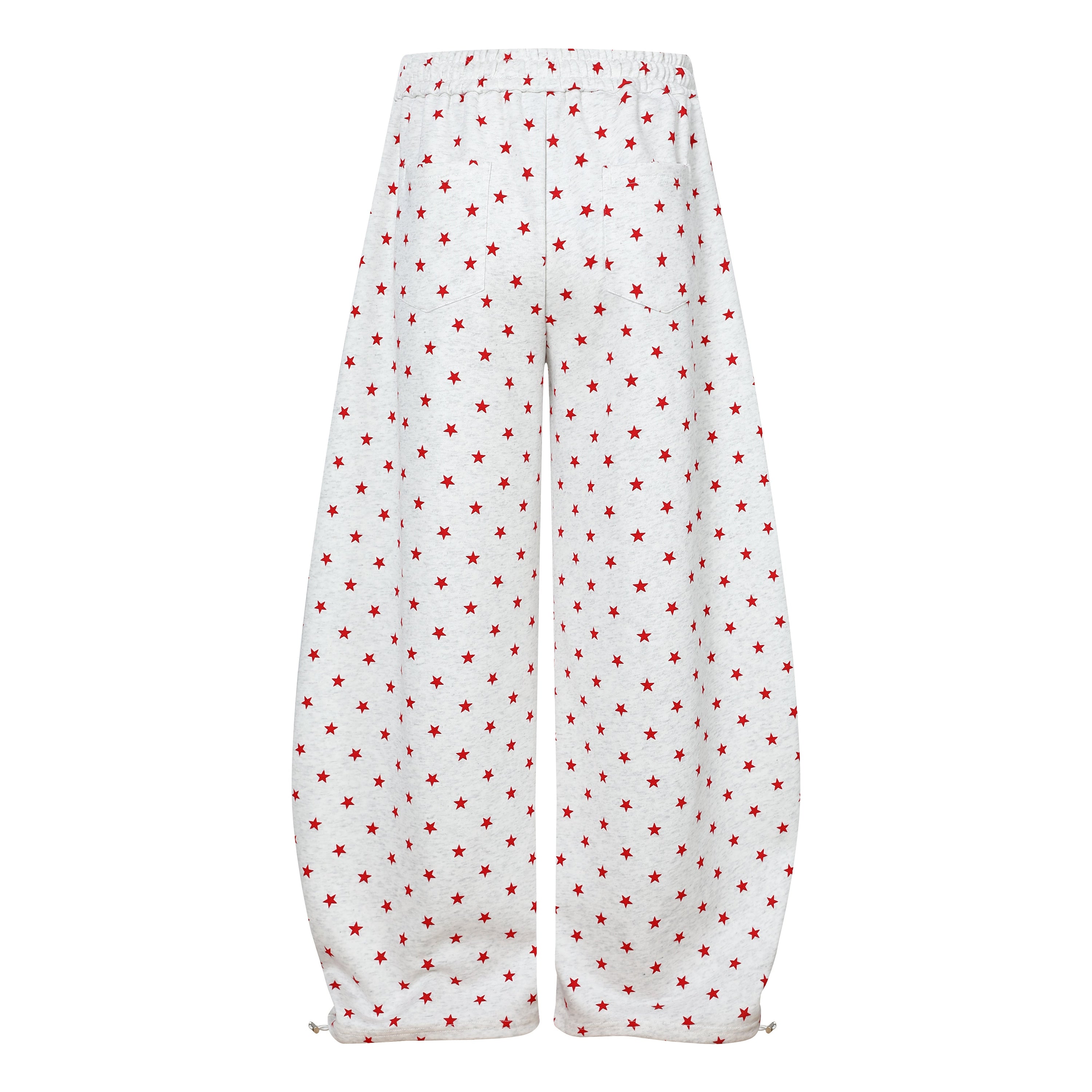 Omirad Star Print Wide-Leg Sweatpants | Streetwear
