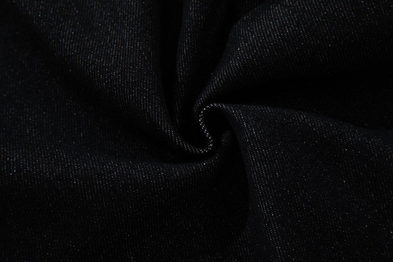 Omirad Curved Seam Denim Jacket | Dark Indigo Cotton
