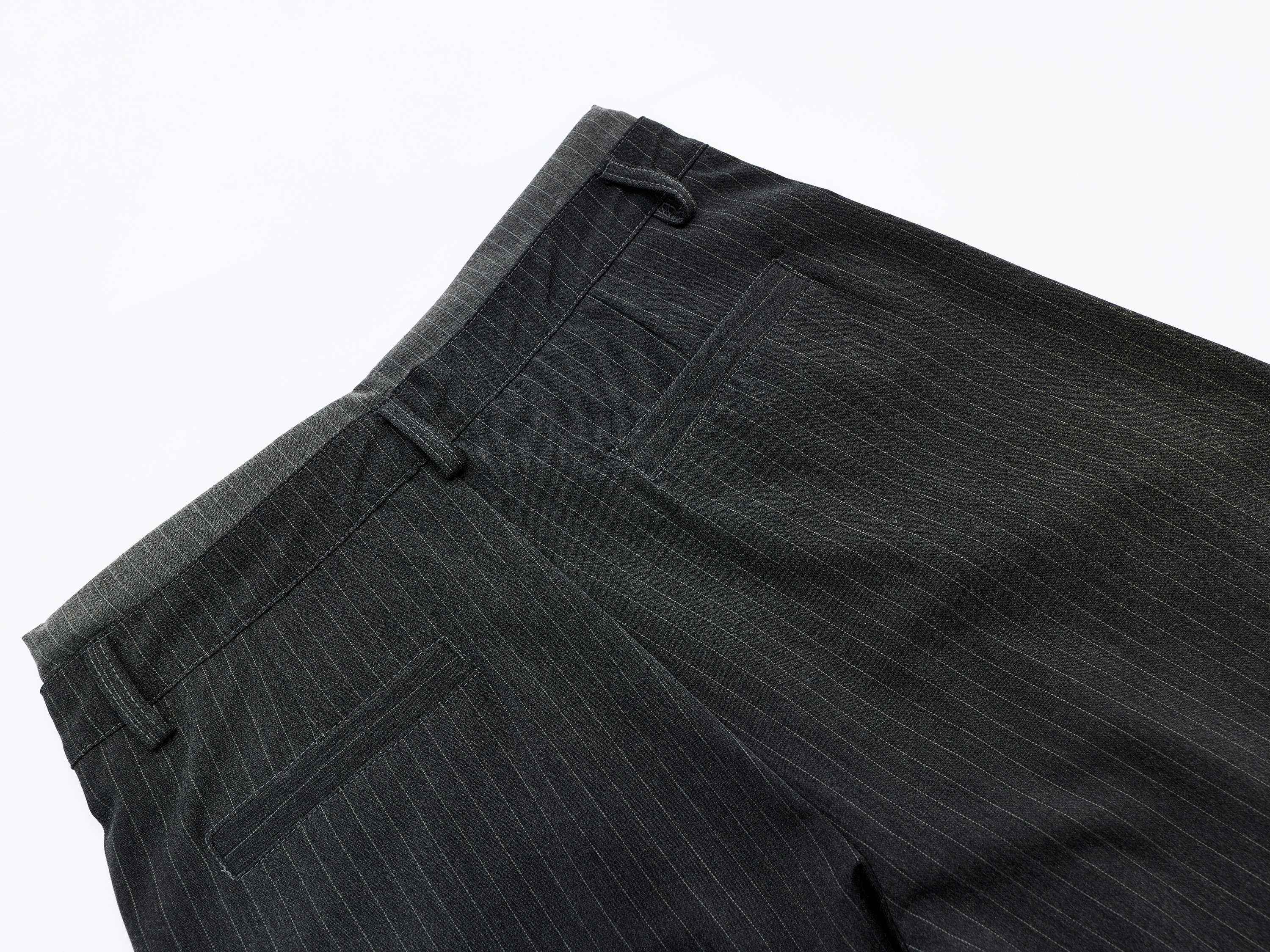 Omirad Pinstripe Wide-Leg Shorts | Oversized Tailored Streetwear