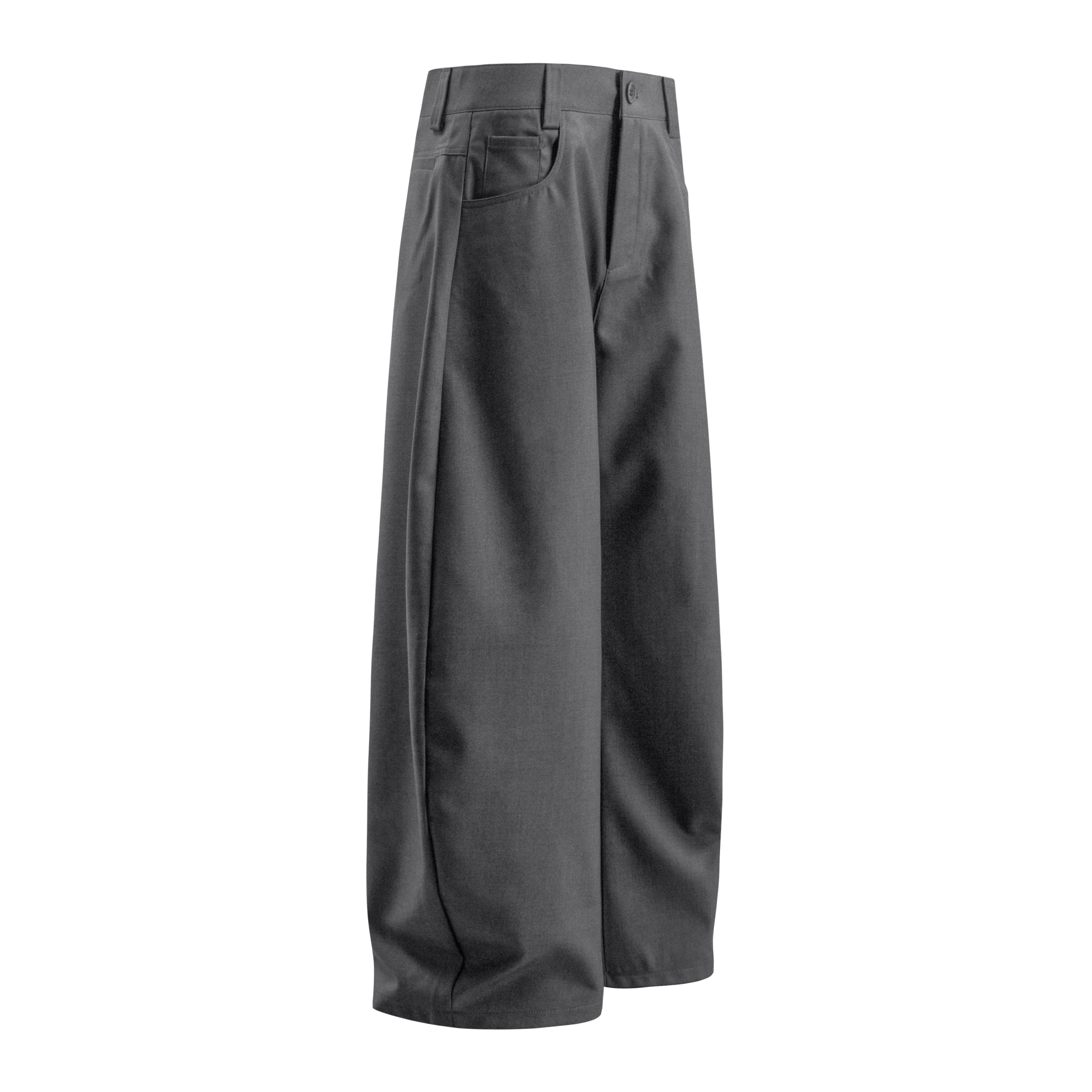 Omirad Minimal Wide-Leg Tailored Pants | Clean Streetwear