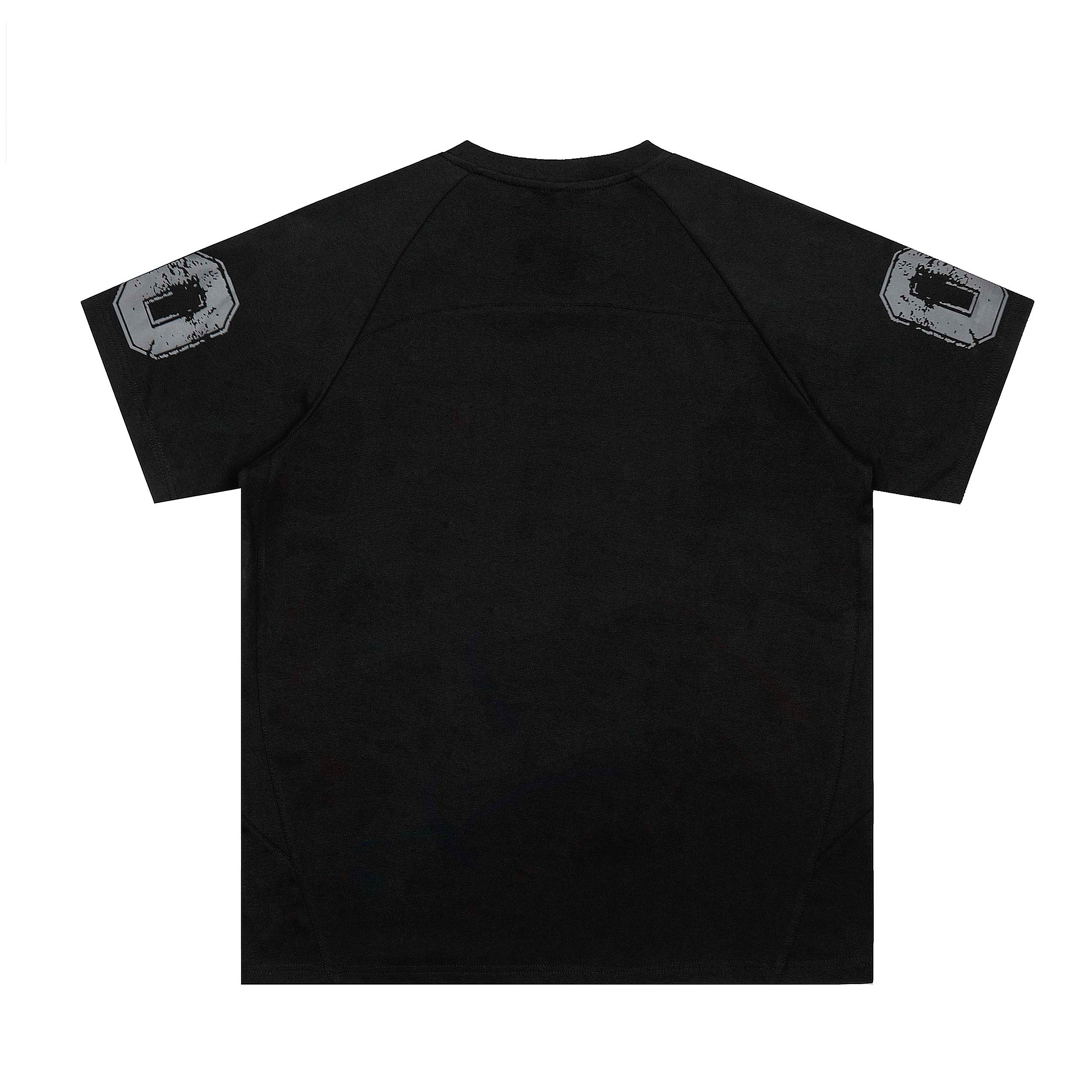 Varsity Number Patchwork T-Shirt | Athletic Color Block Tee