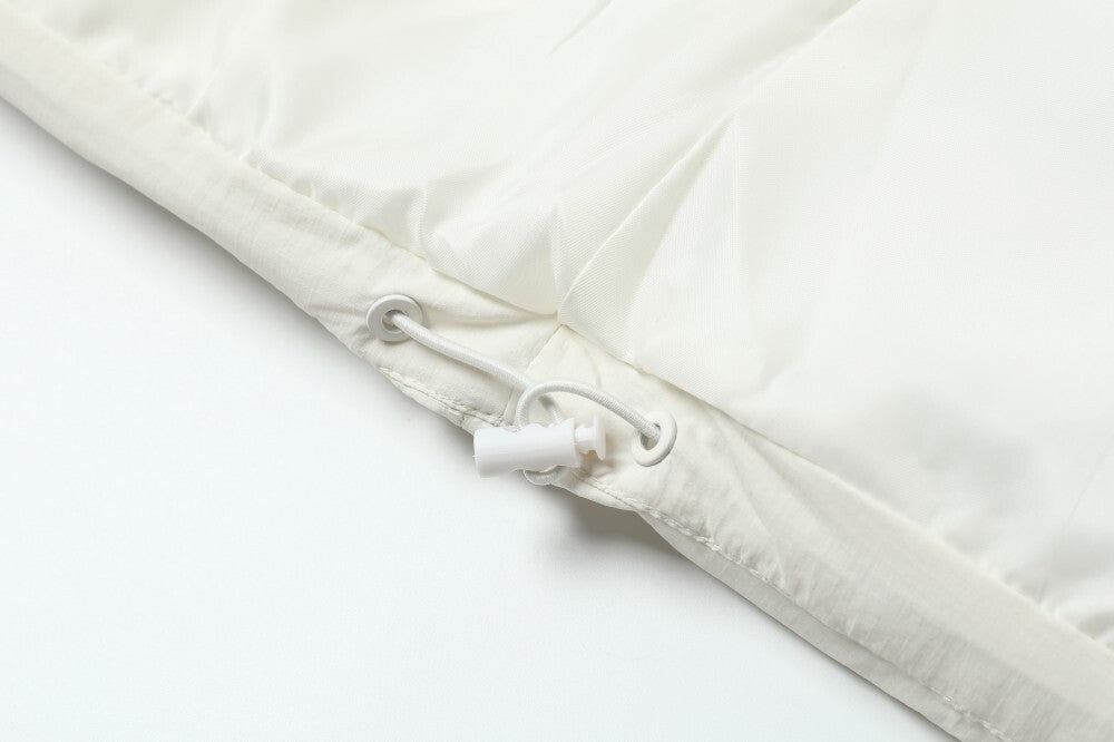 Omirad Minimalist Nylon Puffer Jacket with Hood