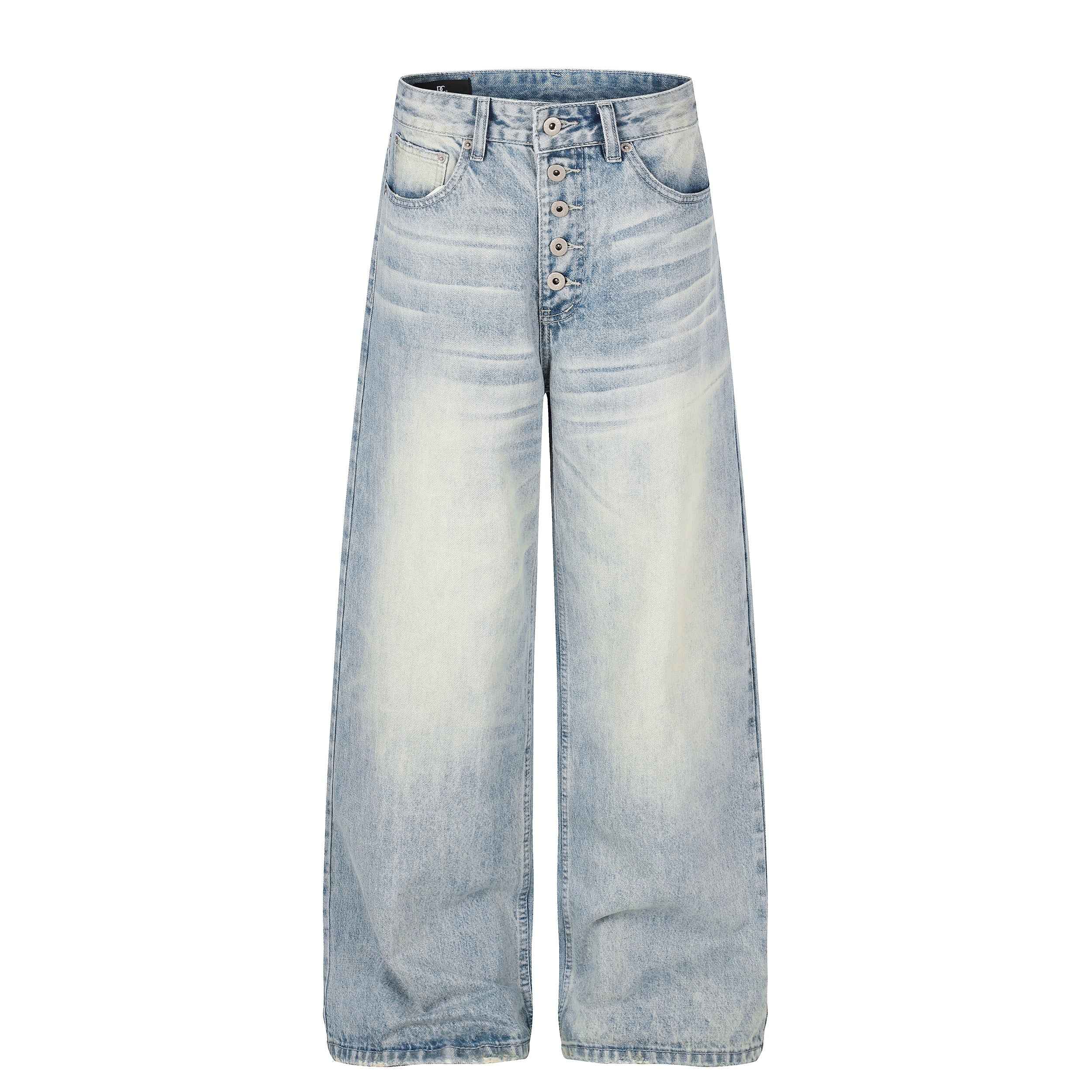 Omirad Vintage Washed Wide-Leg Baggy Jeans | Y2K Streetwear
