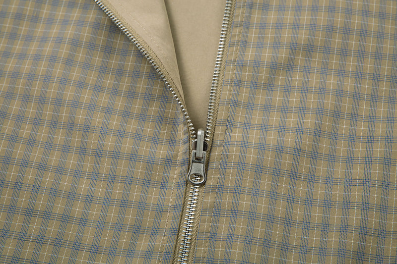 Reversible Check Panel Jacket | Two Looks, One Jacket